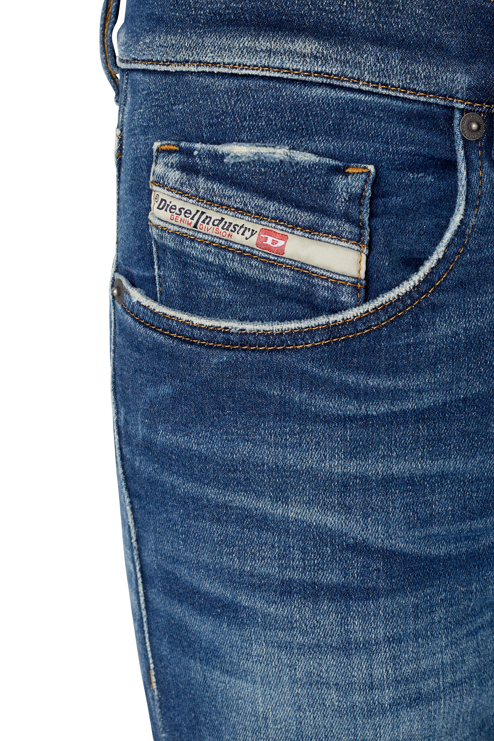 Diesel - D-Strukt JoggJeans® 068AZ Slim, Medium blue - Image 3