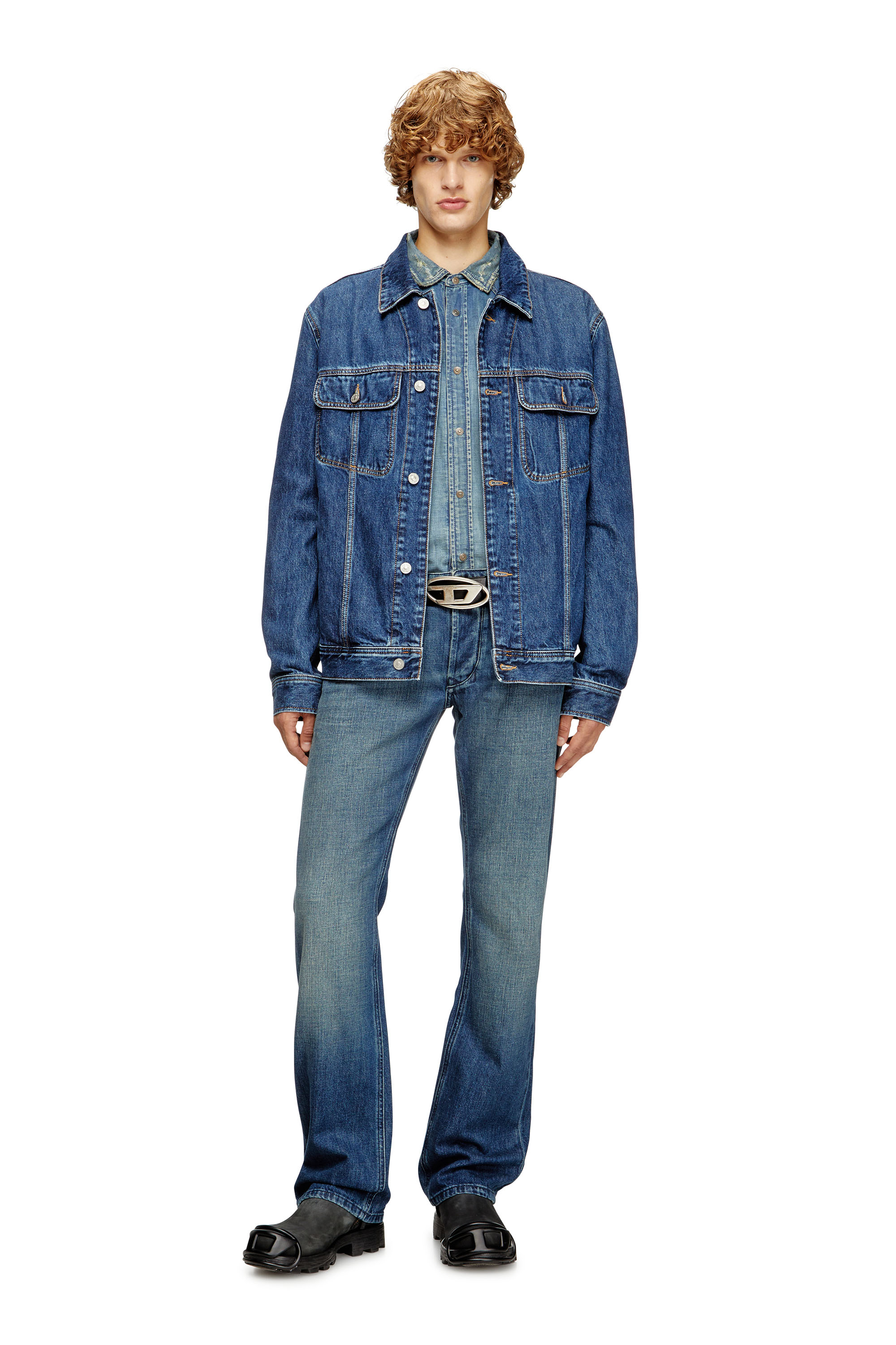 Diesel - Man's Regular Jeans 1985 Larkee 0DBDS, Dark Blue - 1