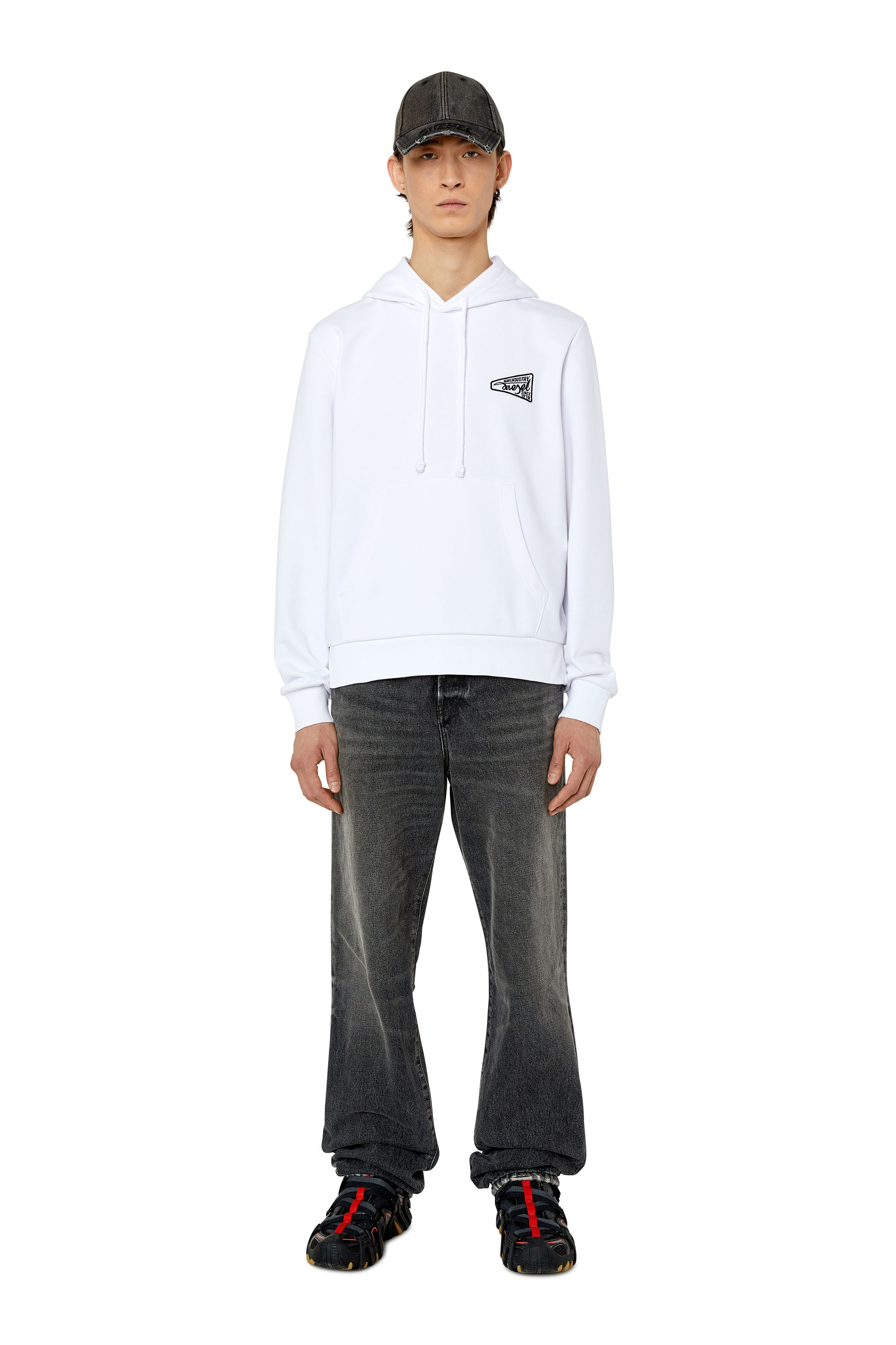 Diesel - S-GINN-HOOD-K31, White - Image 4