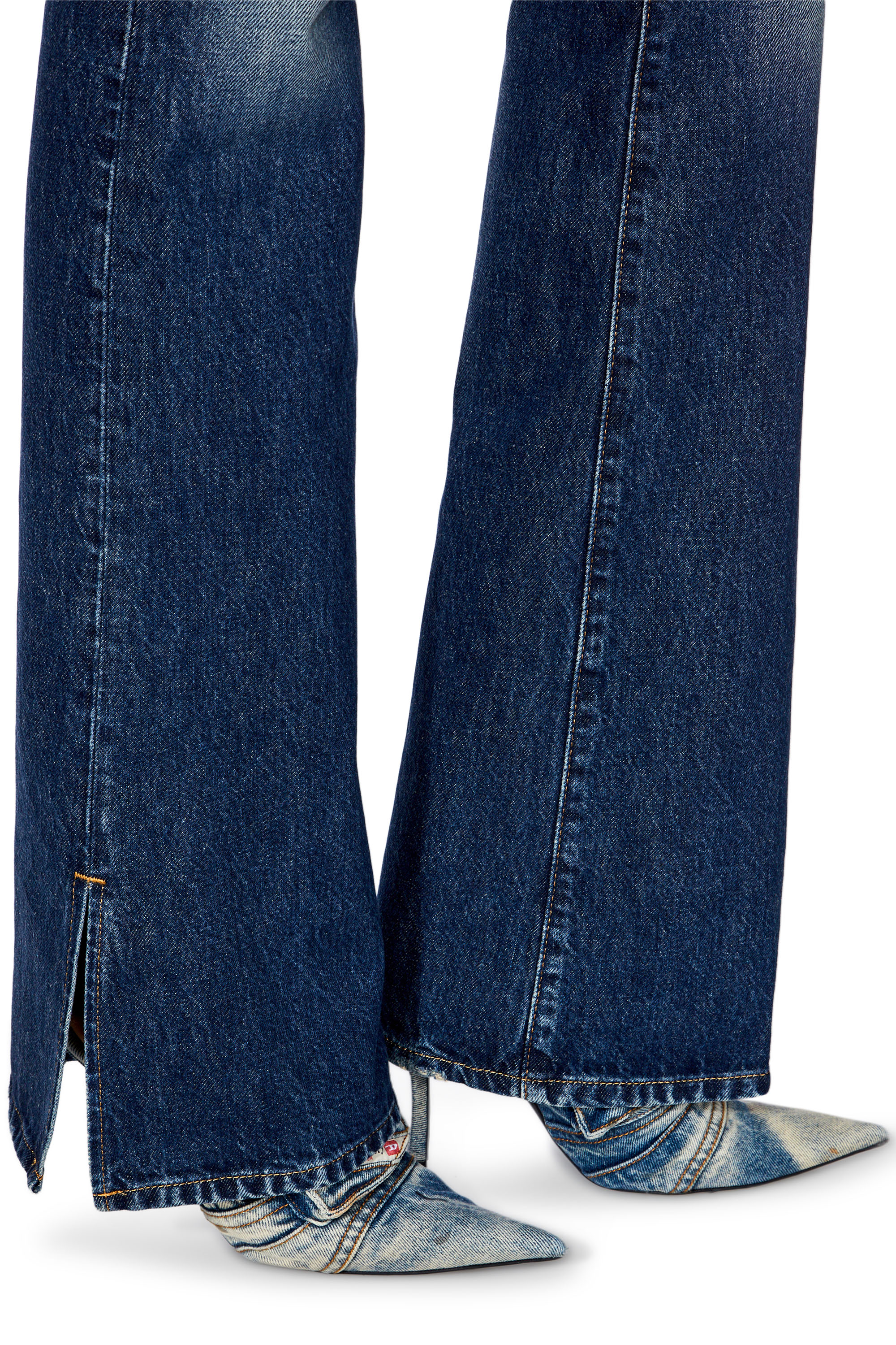 Diesel - Bootcut and Flare Jeans 1969 D-Ebbey 09G92, Dark Blue - Image 4
