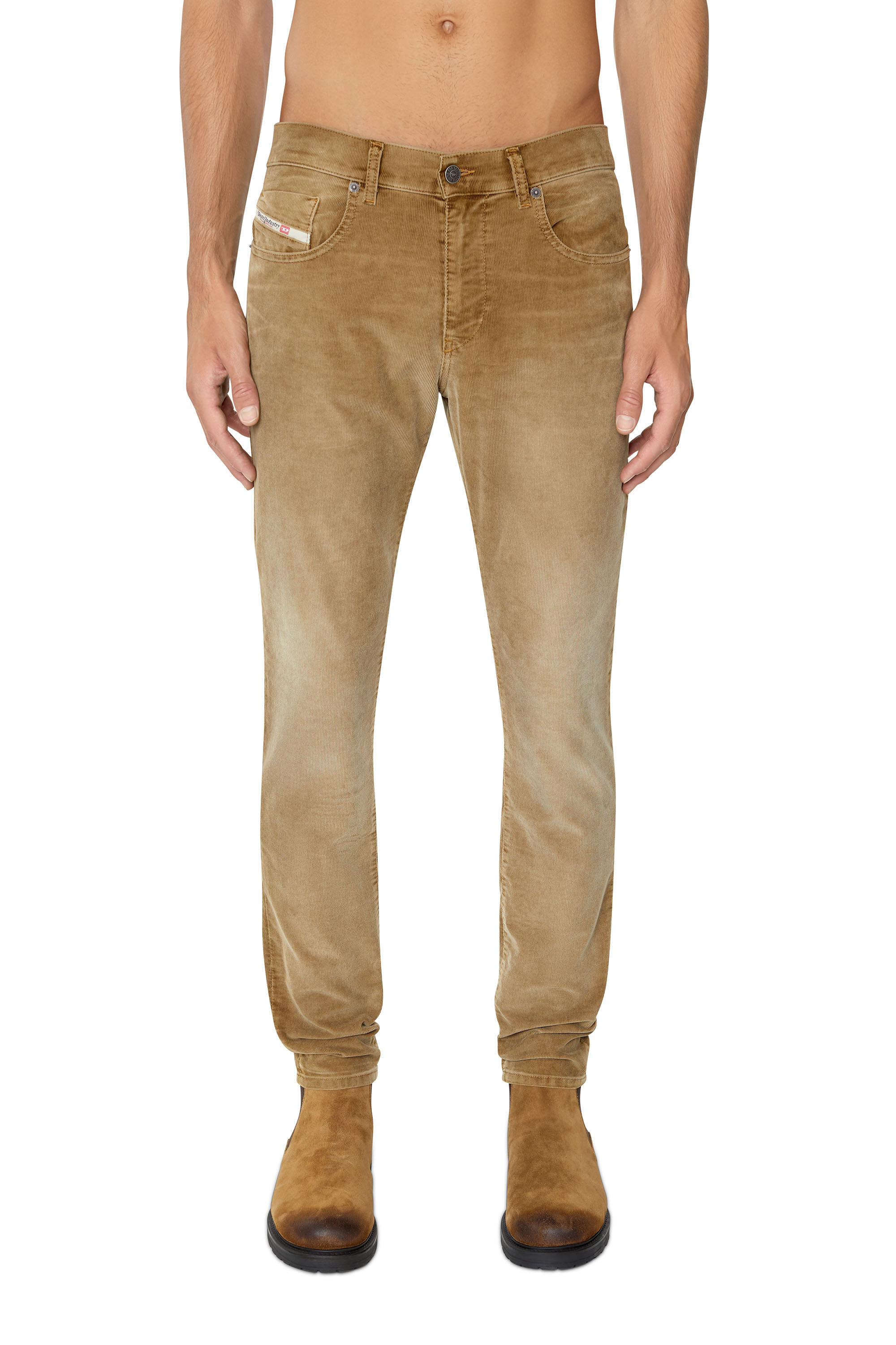 Diesel - 2019 D-Strukt 069XQ Slim Jeans, Brown - Image 1
