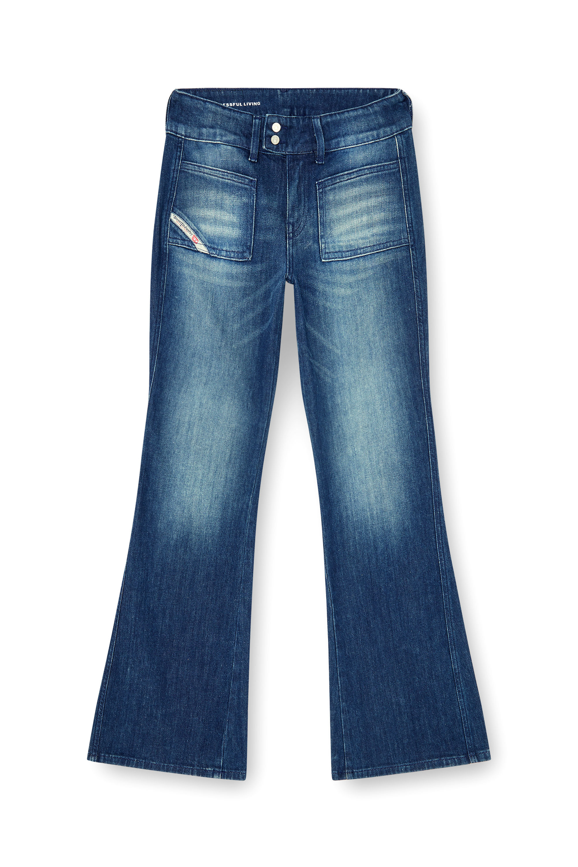Diesel - Woman's Bootcut Jeans D-Hush 0KBBR, Dark Blue - 6