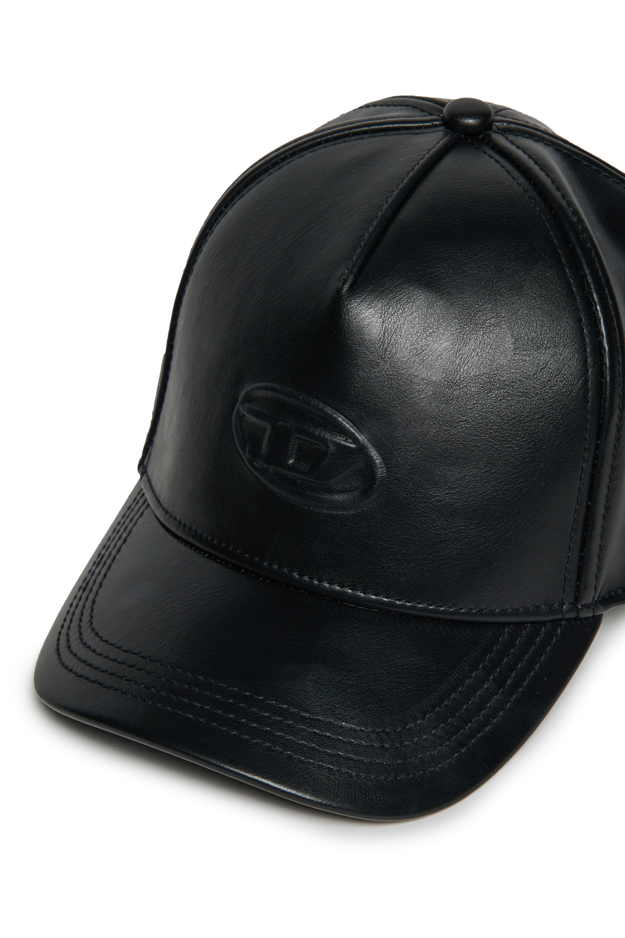 Diesel - FRELVA, Unisex's Cap with embossed logo in Black - 3