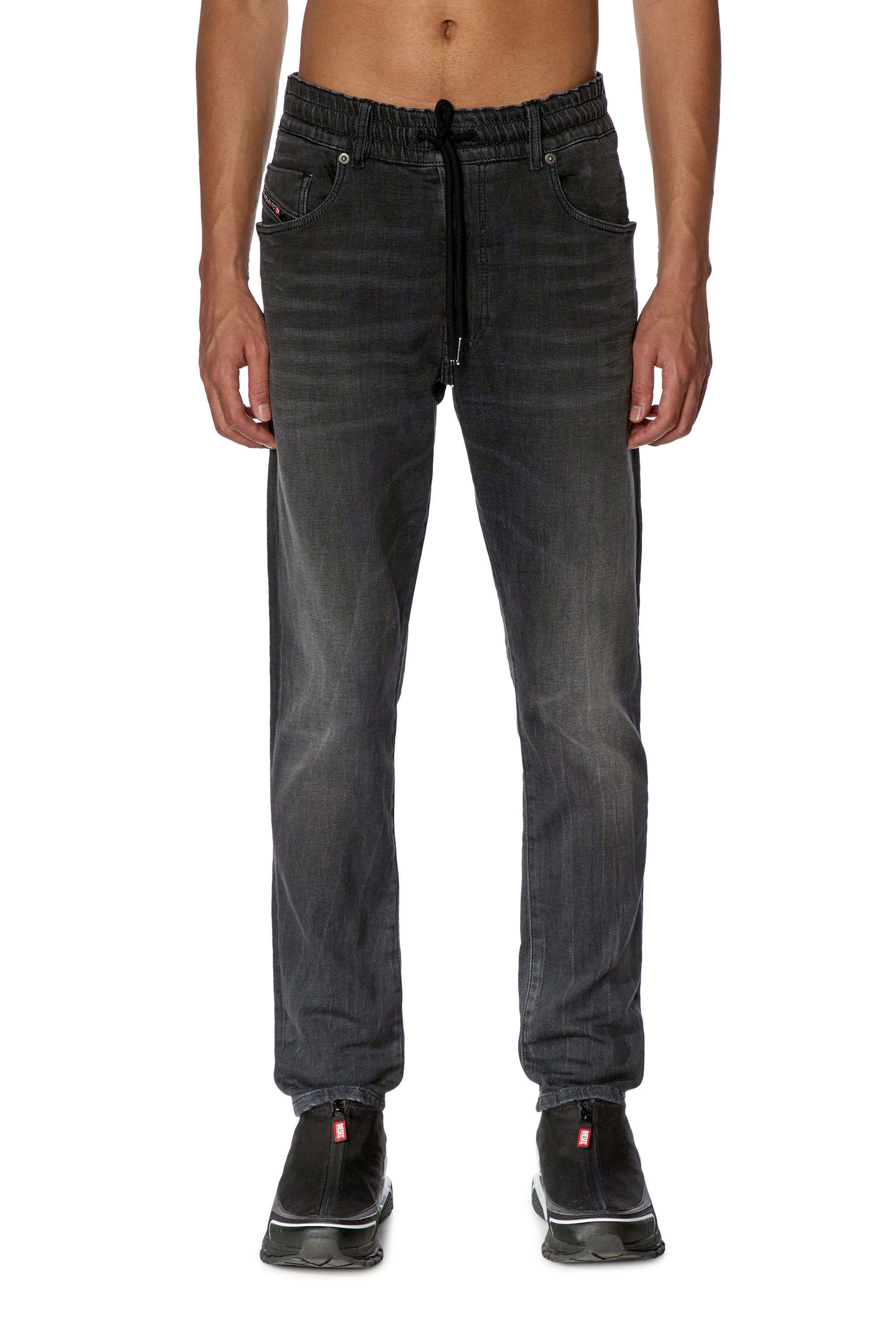 Diesel - Tapered Krooley JoggJeans® 068FS, Black/Dark grey - Image 1