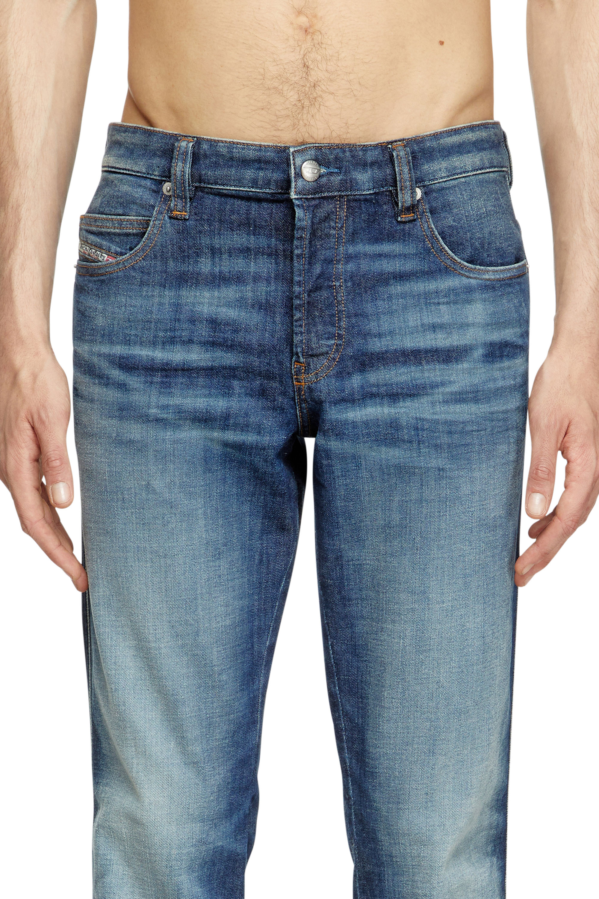 Slim Jeans 1993 D-Vyl 0DBEI, Dark Blue Diesel - Man's Slim Jeans 1993 D-Vyl 0DBEI, Dark Blue - 5