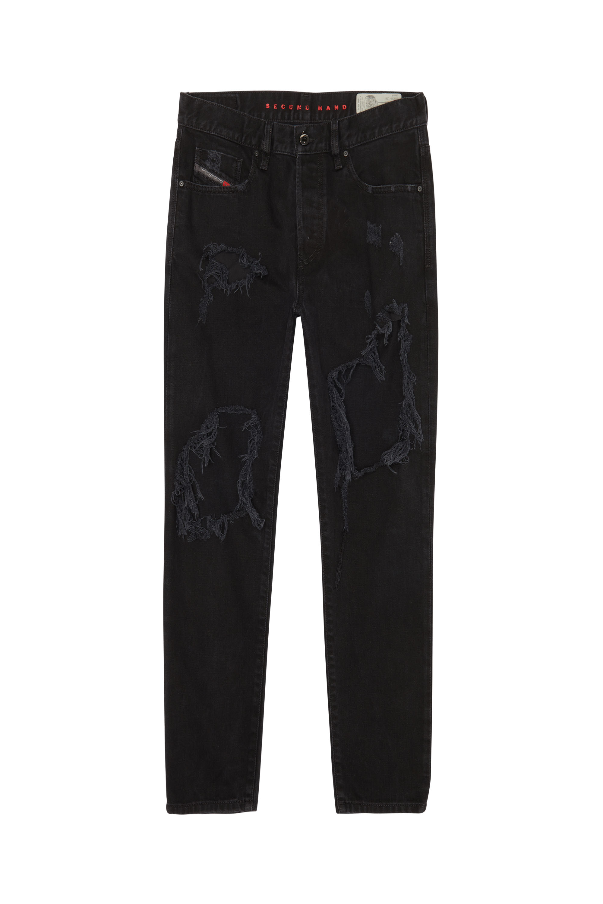 Diesel - MHARKY, Man's Diesel Man - Jeans Black/Dark grey in Black/Dark grey - 1
