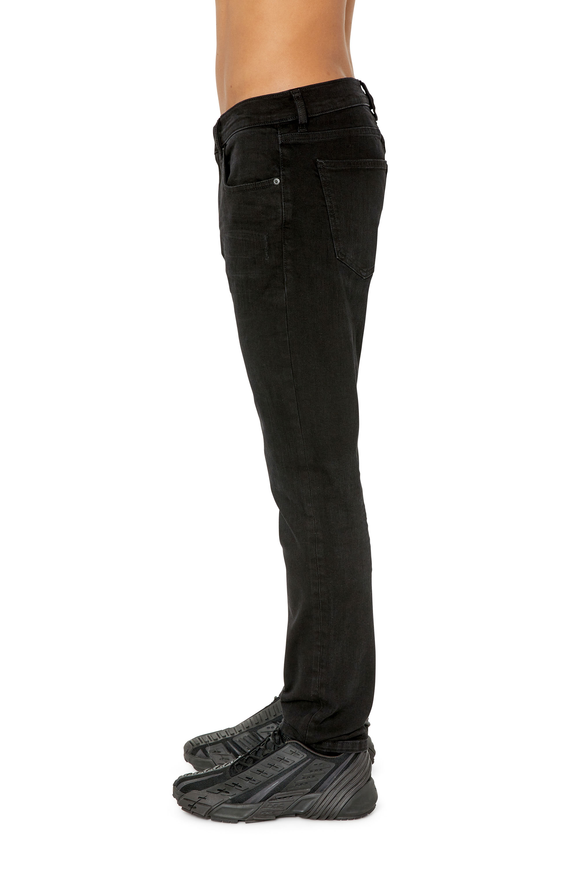 Diesel - Slim Jeans 2019 D-Strukt 0TFAS, Black/Dark grey - Image 6
