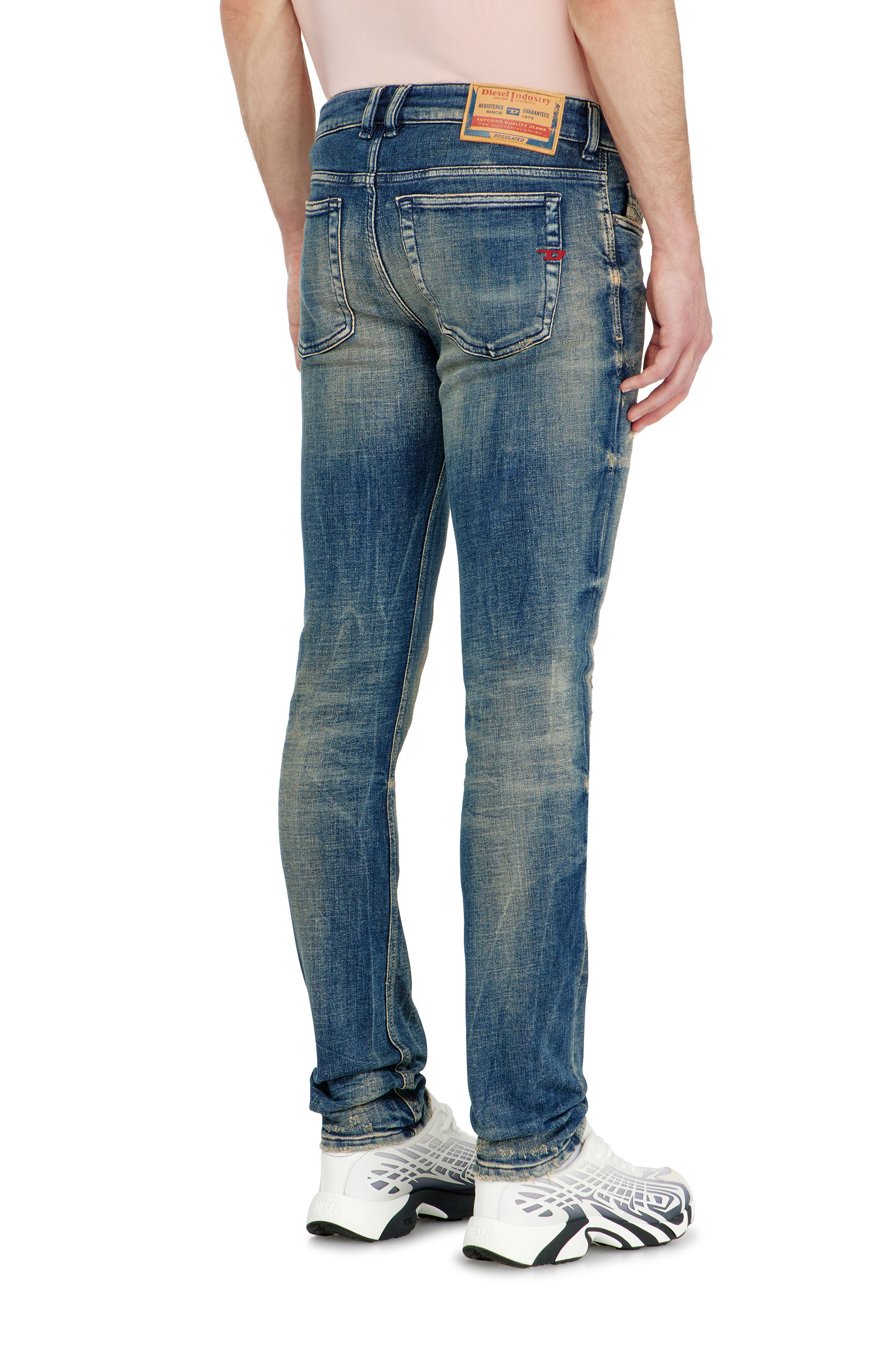 Diesel - Man's Skinny Jeans 1979 Sleenker 09P68, Dark Blue - 5