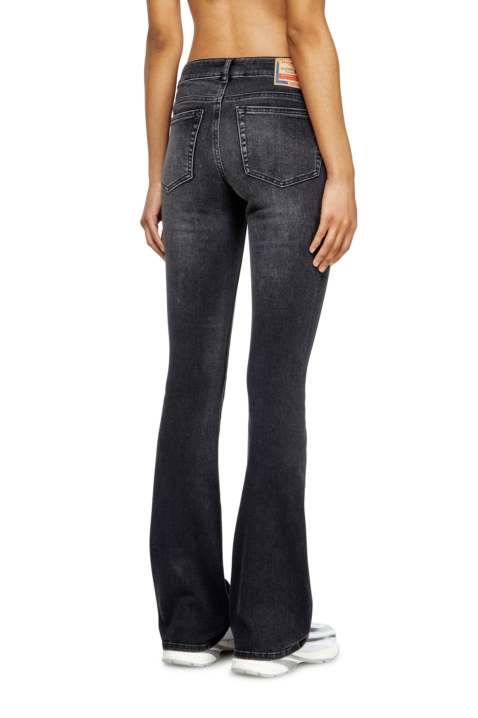 Bootcut Jeans 1969 D-Ebbey 0DBDN, Black/Dark grey Diesel - Woman's Bootcut Jeans 1969 D-Ebbey 0DBDN, Black/Dark grey - 4