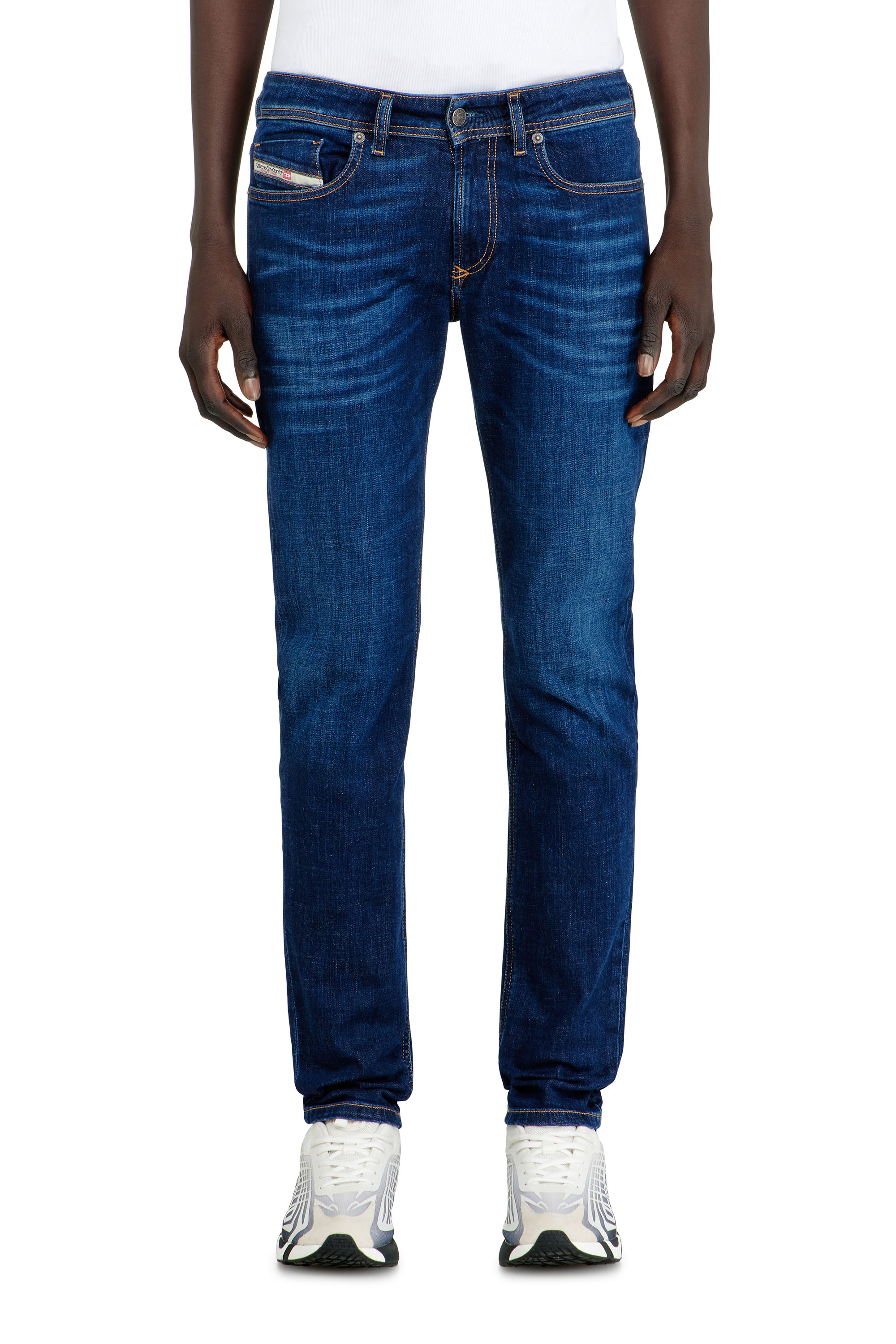Diesel - Man's Skinny Jeans 1979 Sleenker 09J17, Dark Blue - 1