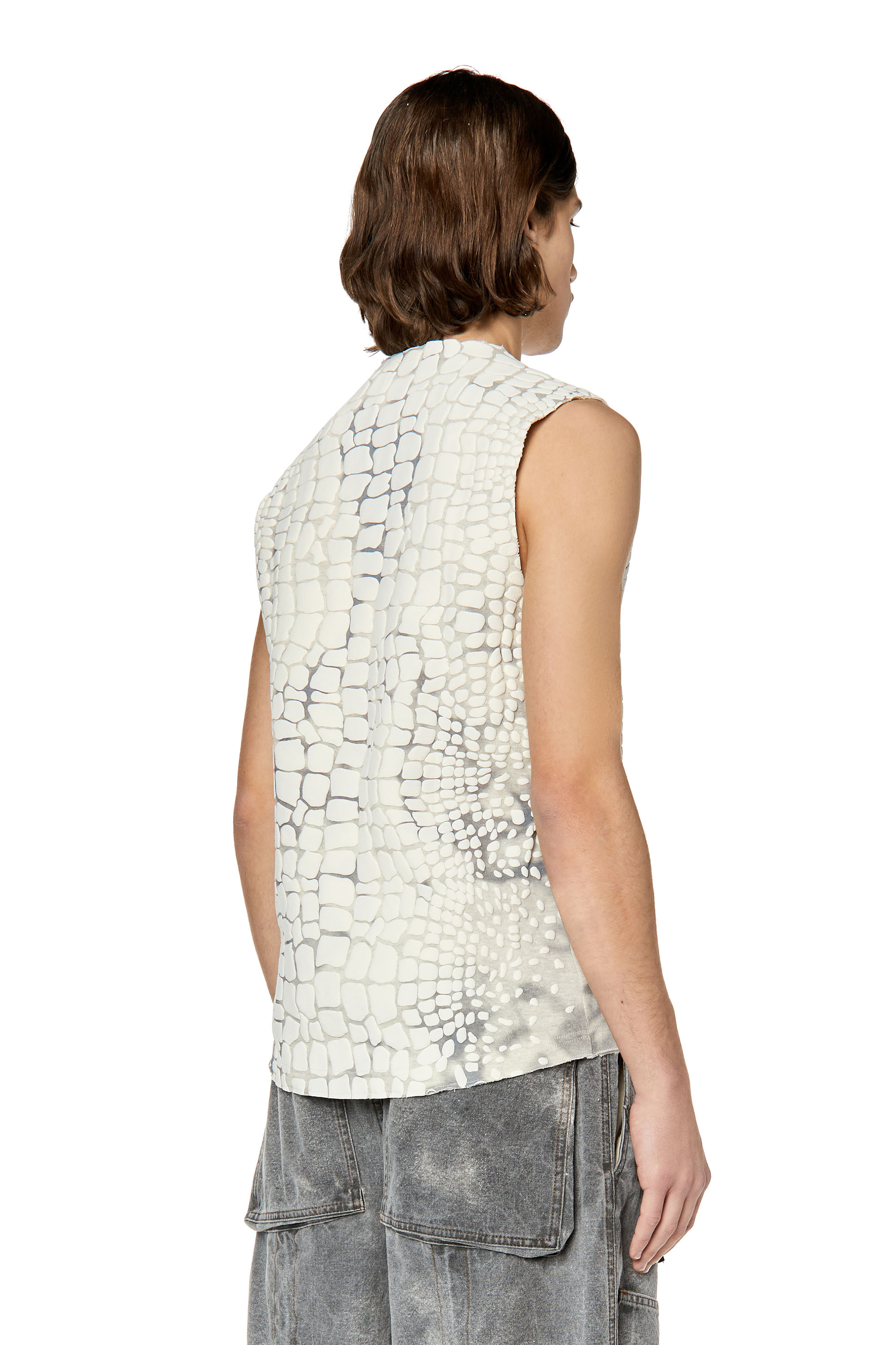 Diesel - T-WALLY, Grey/White - Image 2