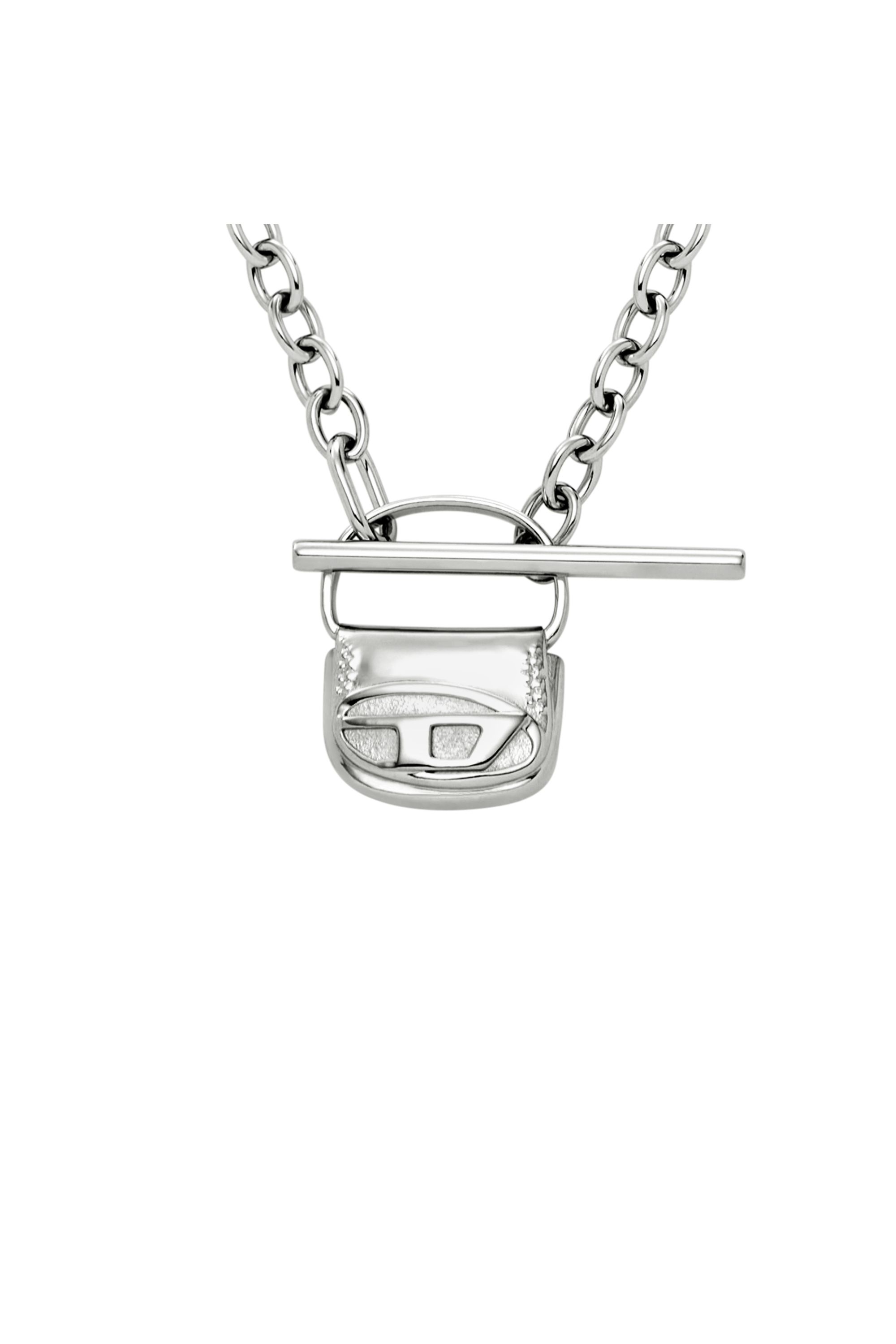 Diesel - DX1593040 JEWEL, Unisex's Stainless Steel Necklace in Silver - 2