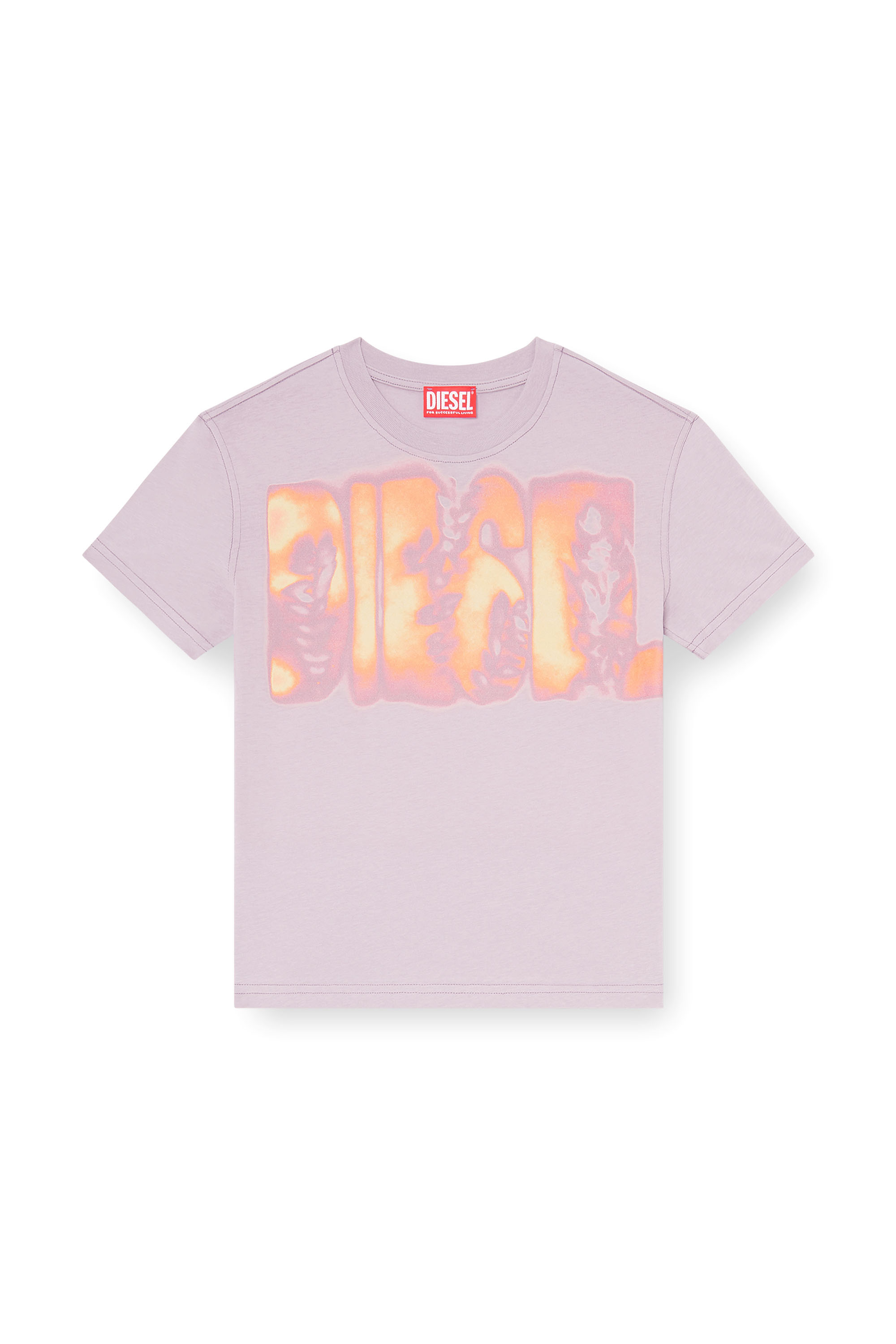 Diesel - T-ILA-AA3, Woman's Slim jersey T-shirt with graphic print in null - 2