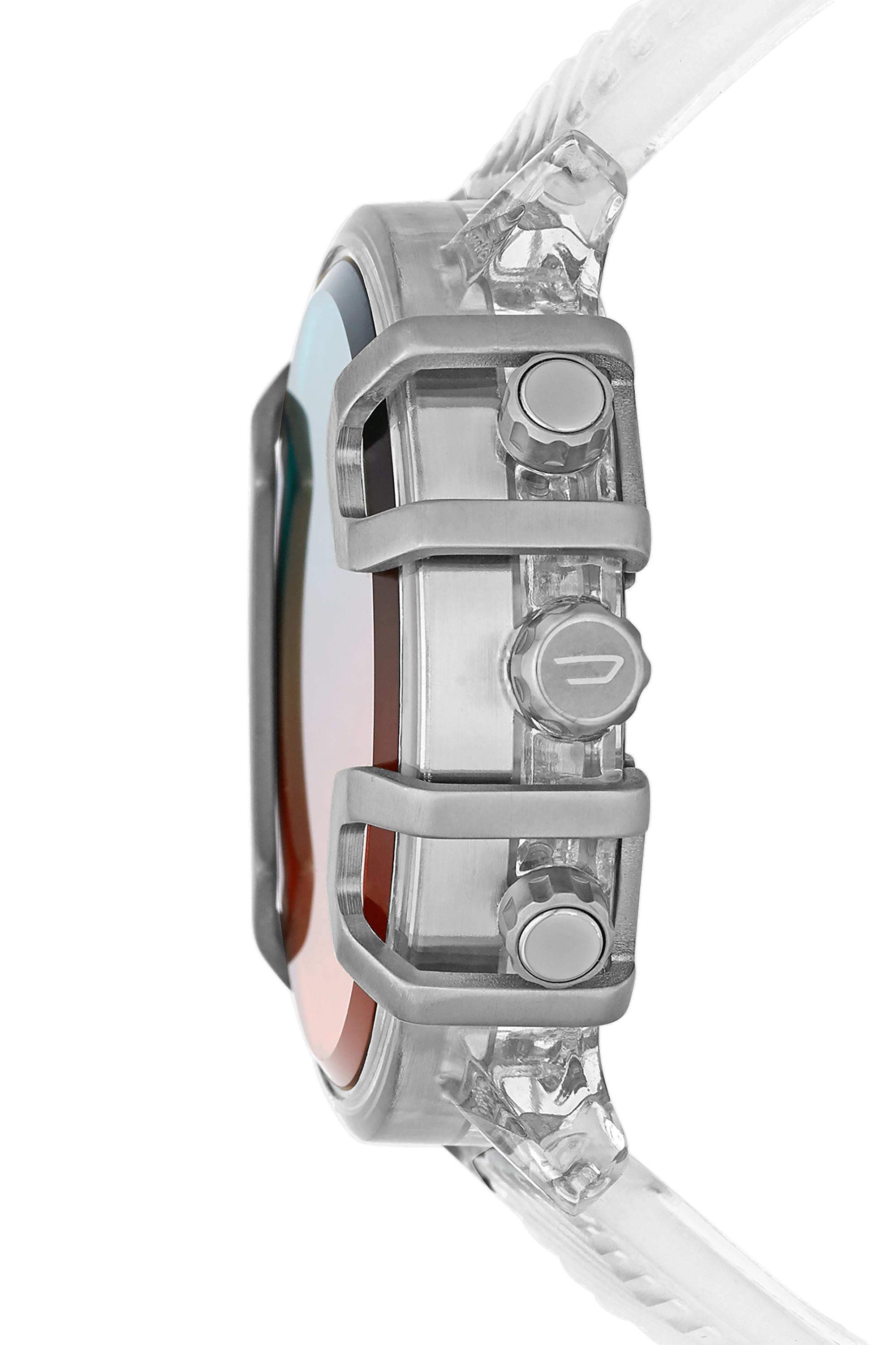 Diesel - DZ4521, Man's Griffed chronograph white watch in White - 3