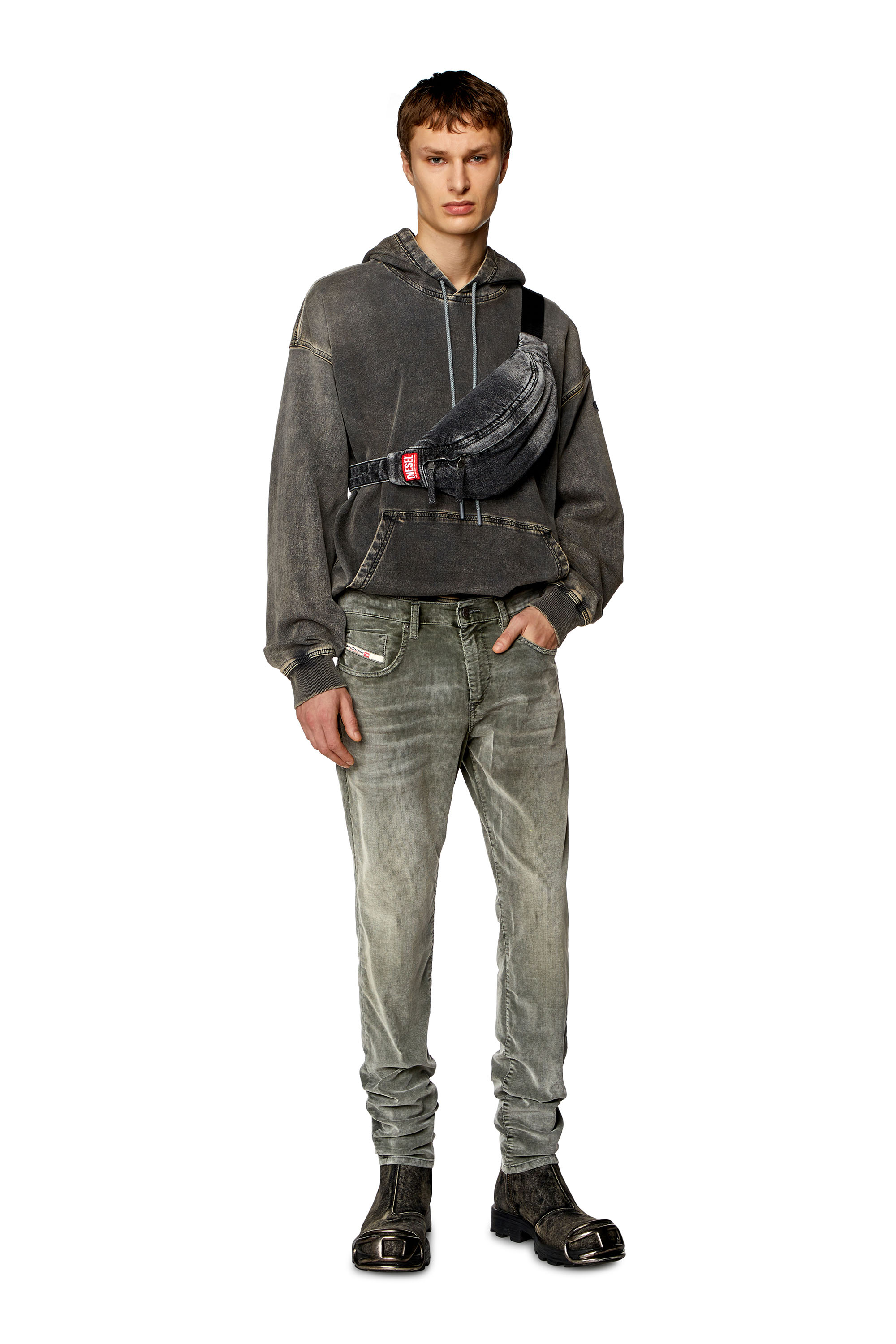 Diesel - Slim Jeans 2019 D-Strukt 068JF, Green - Image 4