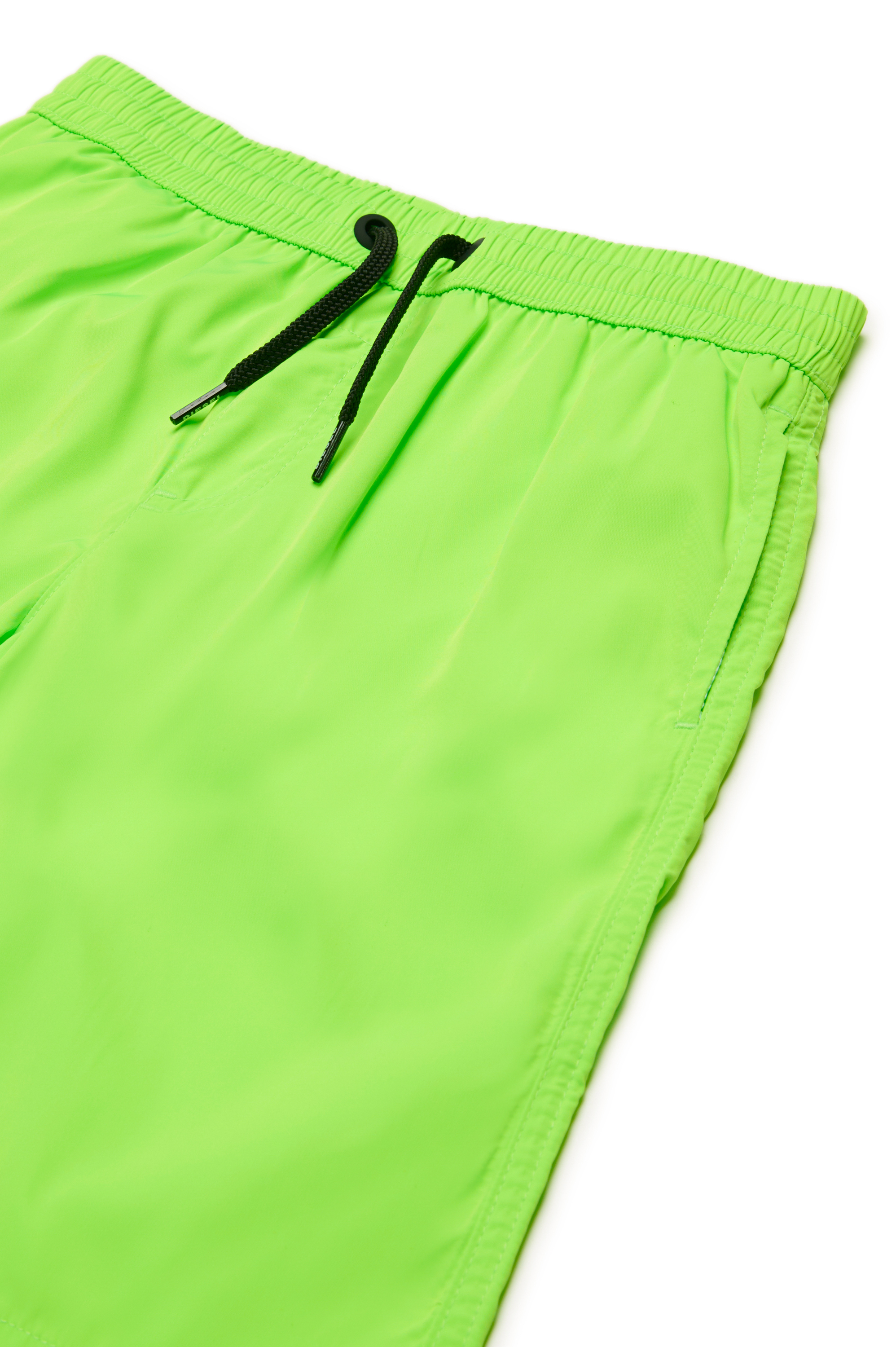 Diesel - MIPRUL, Man's Swim shorts with tonal Oval D logo in Green Fluo - 3