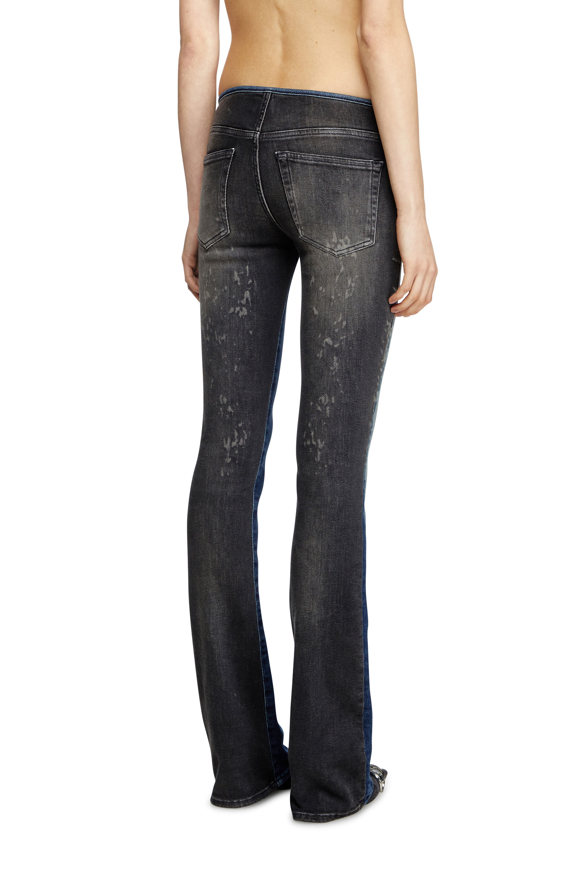 Diesel - Woman's Bootcut Jeans D-Gianna 0ABDL, Blue/Black - 2