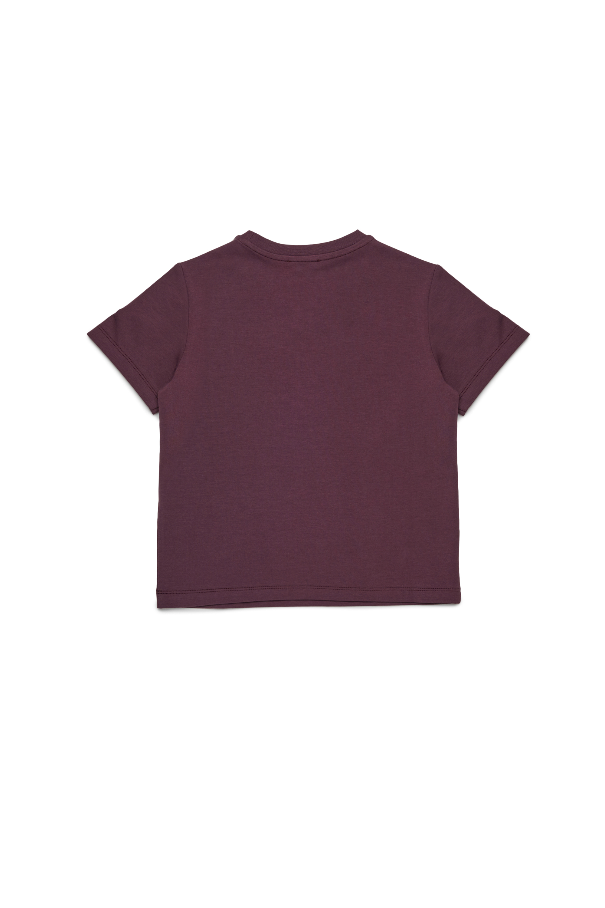 Diesel - TIPRID, Woman's Cotton T-shirt with graphic print in Dark Violet - 2