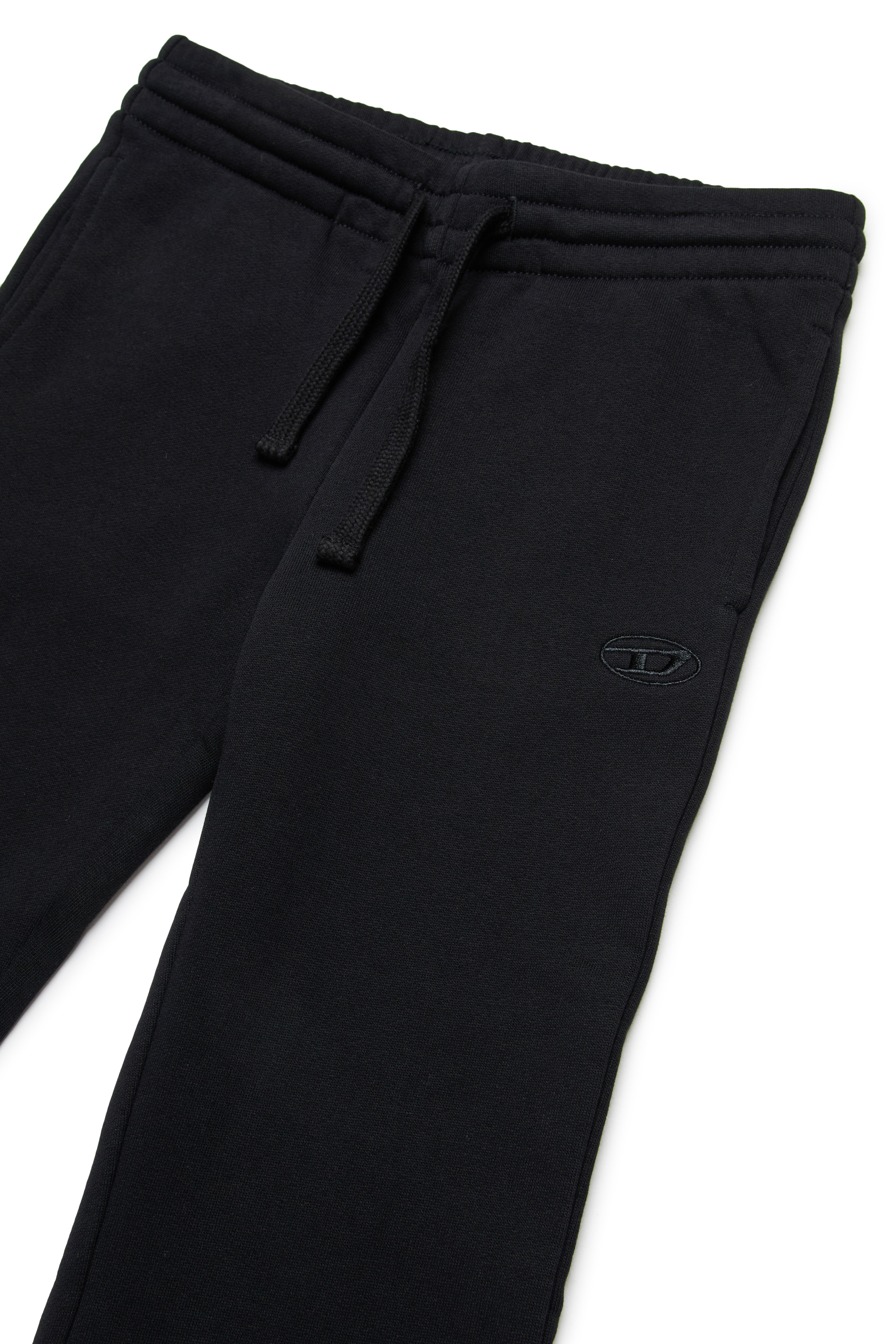 Diesel - PENTTY, Woman's Flared sweatpants with logo embroidery in Black - 3