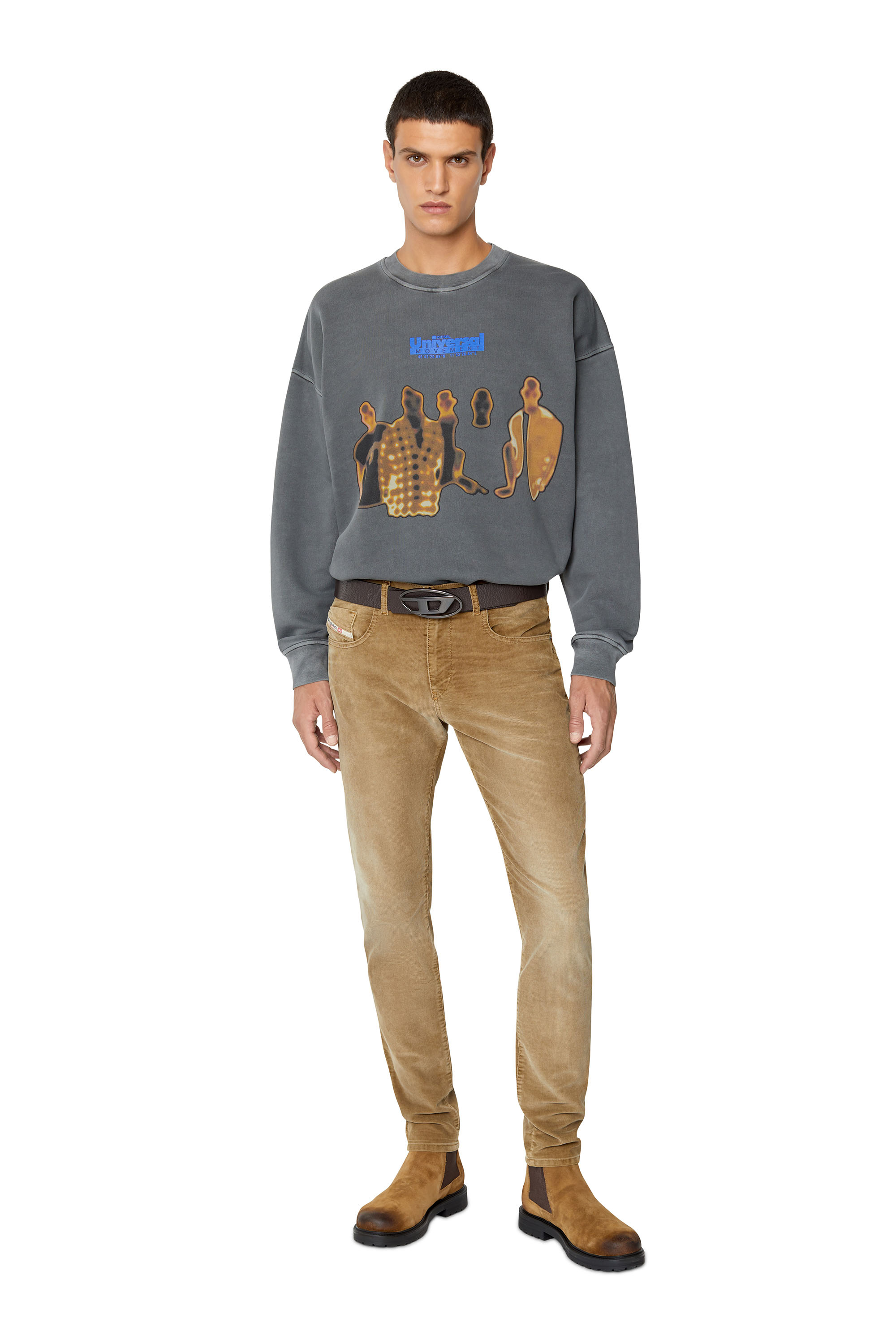 Diesel - 2019 D-Strukt 069XQ Slim Jeans, Brown - Image 2