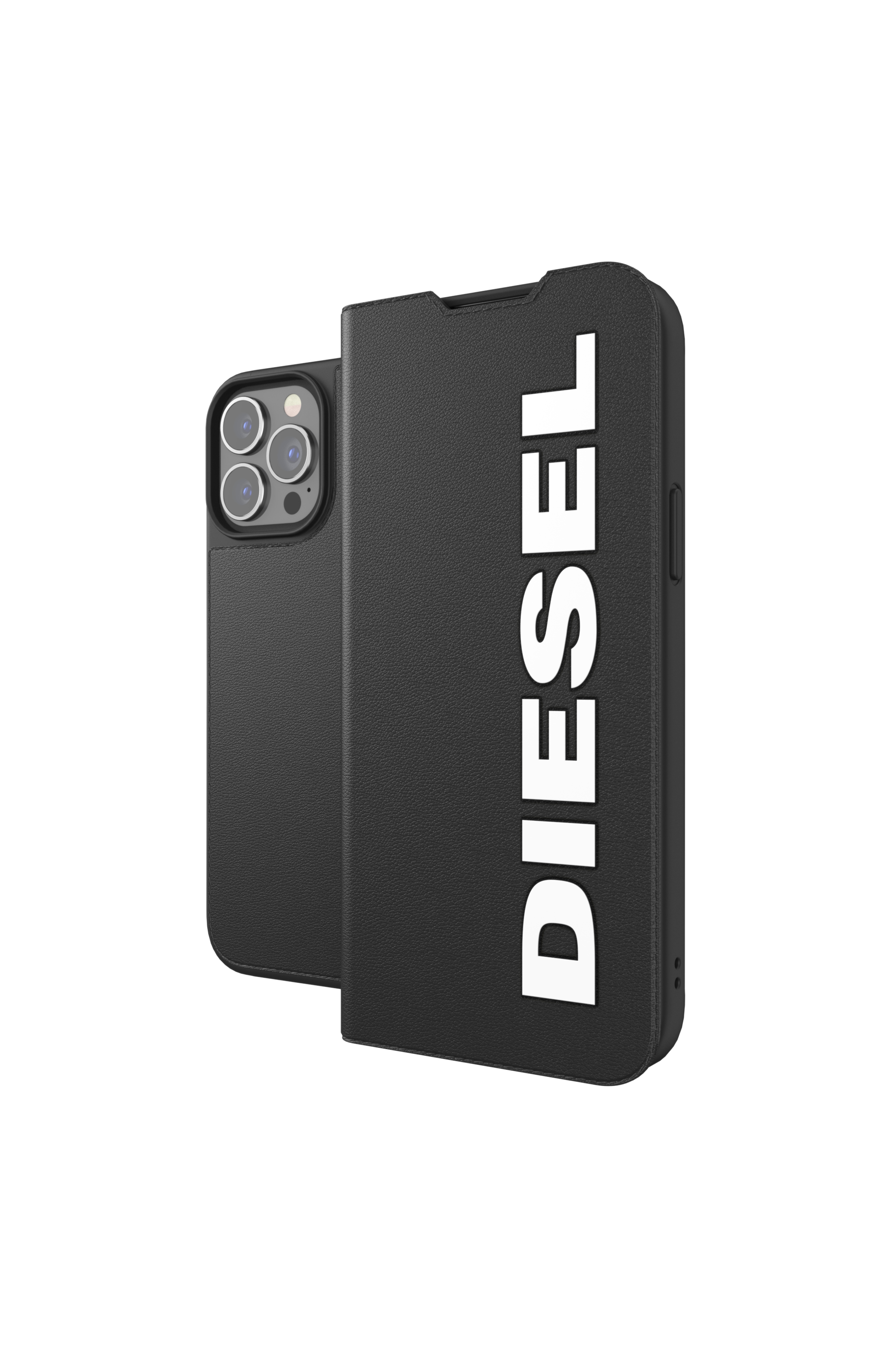 Diesel - 47158 BOOKLET CASE, Unisex's Booklet case core for iPhone 13/13Pro in Black - 1