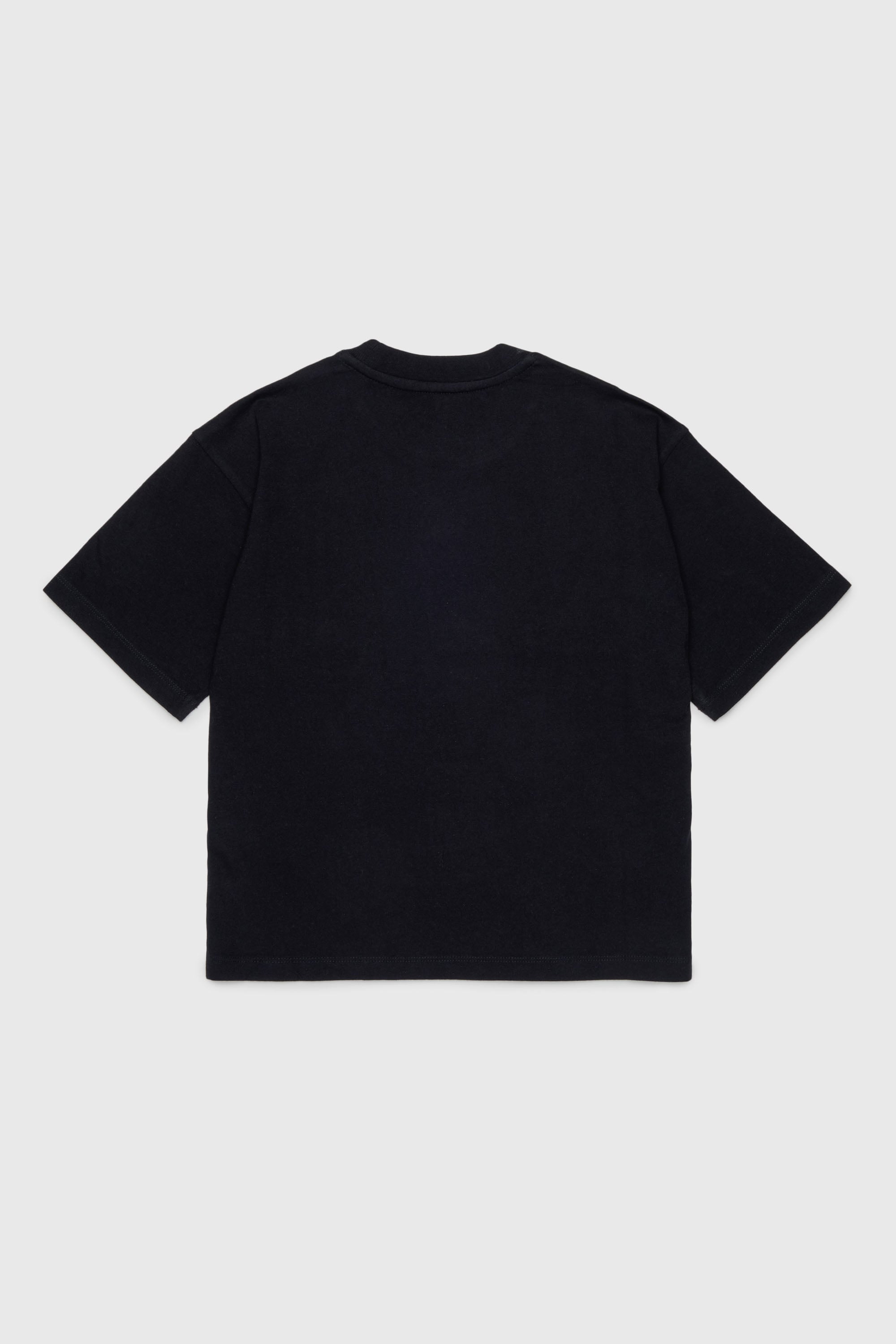 Diesel - TANORMYS2, Woman's Cotton T-shirt with tonal Oval D embroidery in Black - 2