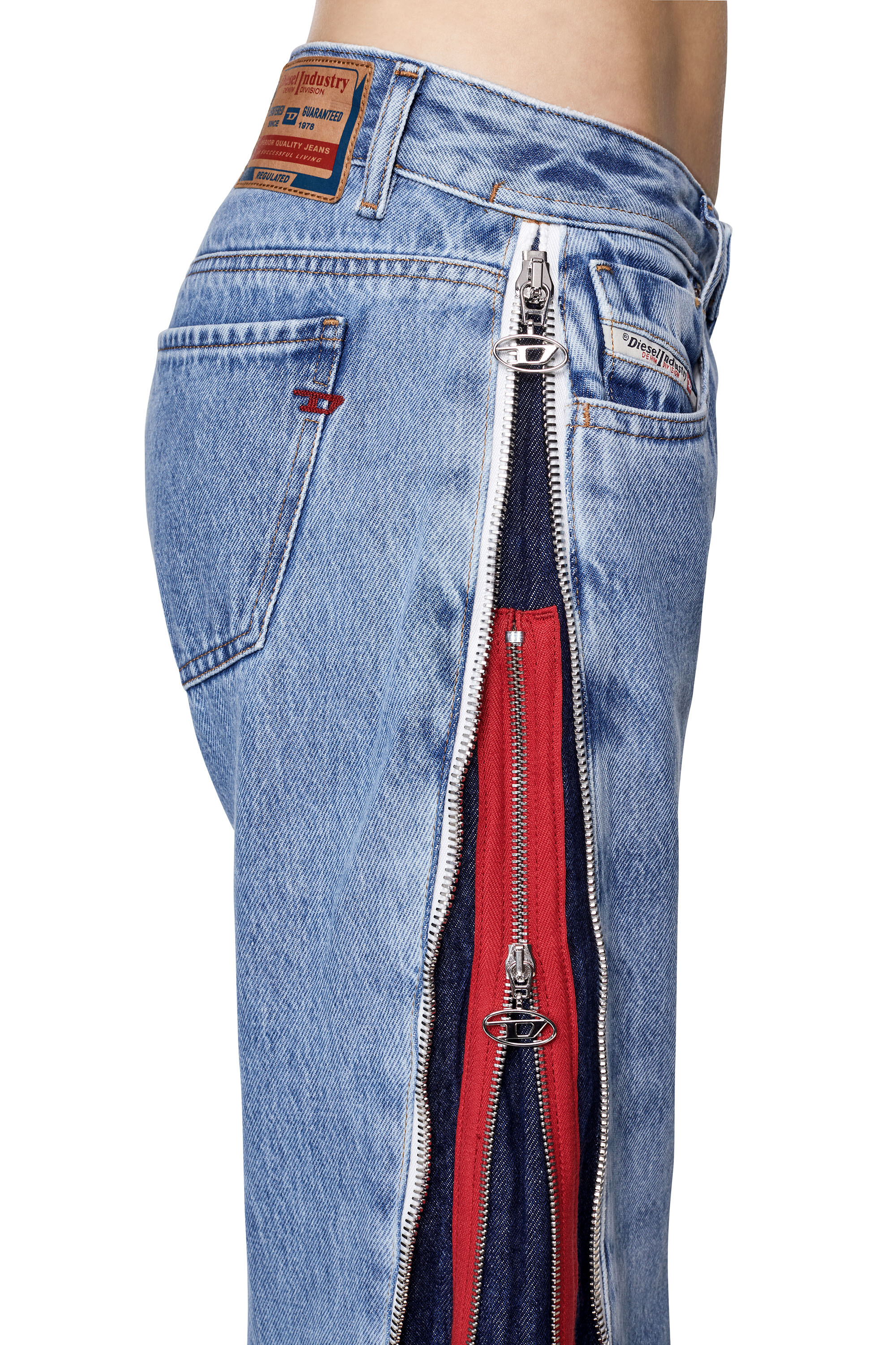 Diesel - 2002 09D17 Straight Jeans, Light Blue - Image 3