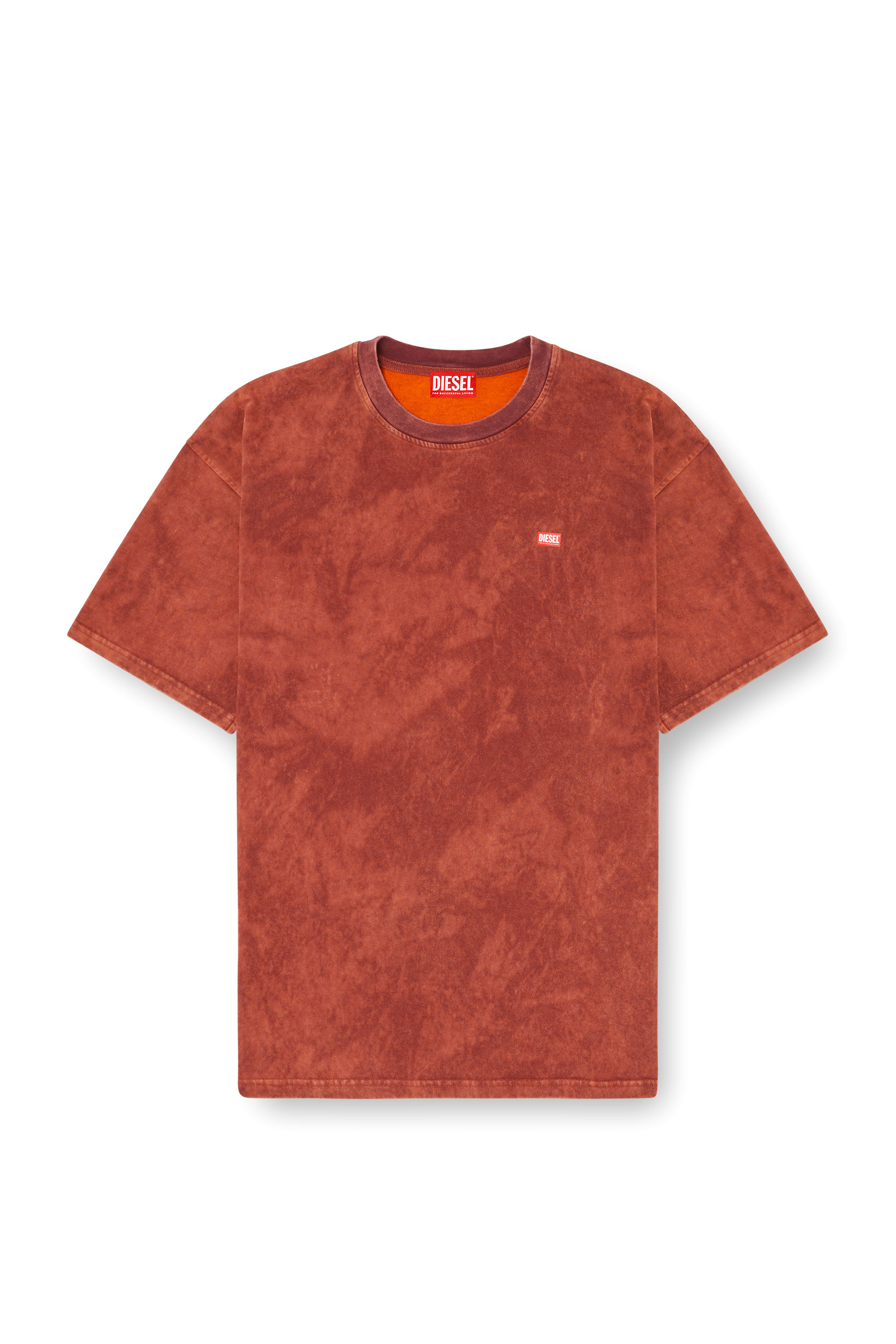T-BOXT-T4, Brown Diesel - T-BOXT-T4, Man's Jersey t-shirt with logo in Brown - 2