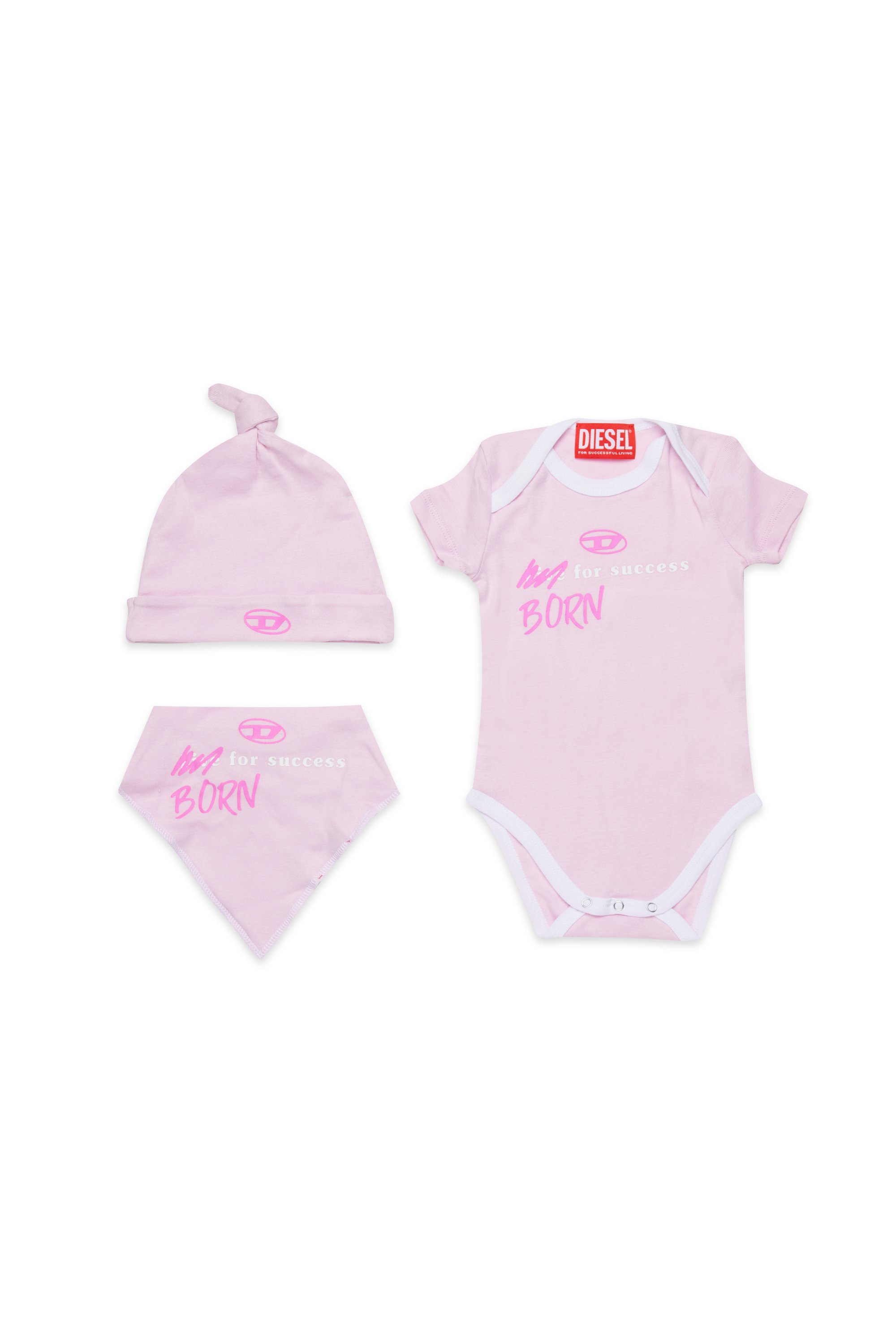 Diesel - URMASBOX-NB, Unisex's Born For Success newborn gift set in Pink - 1