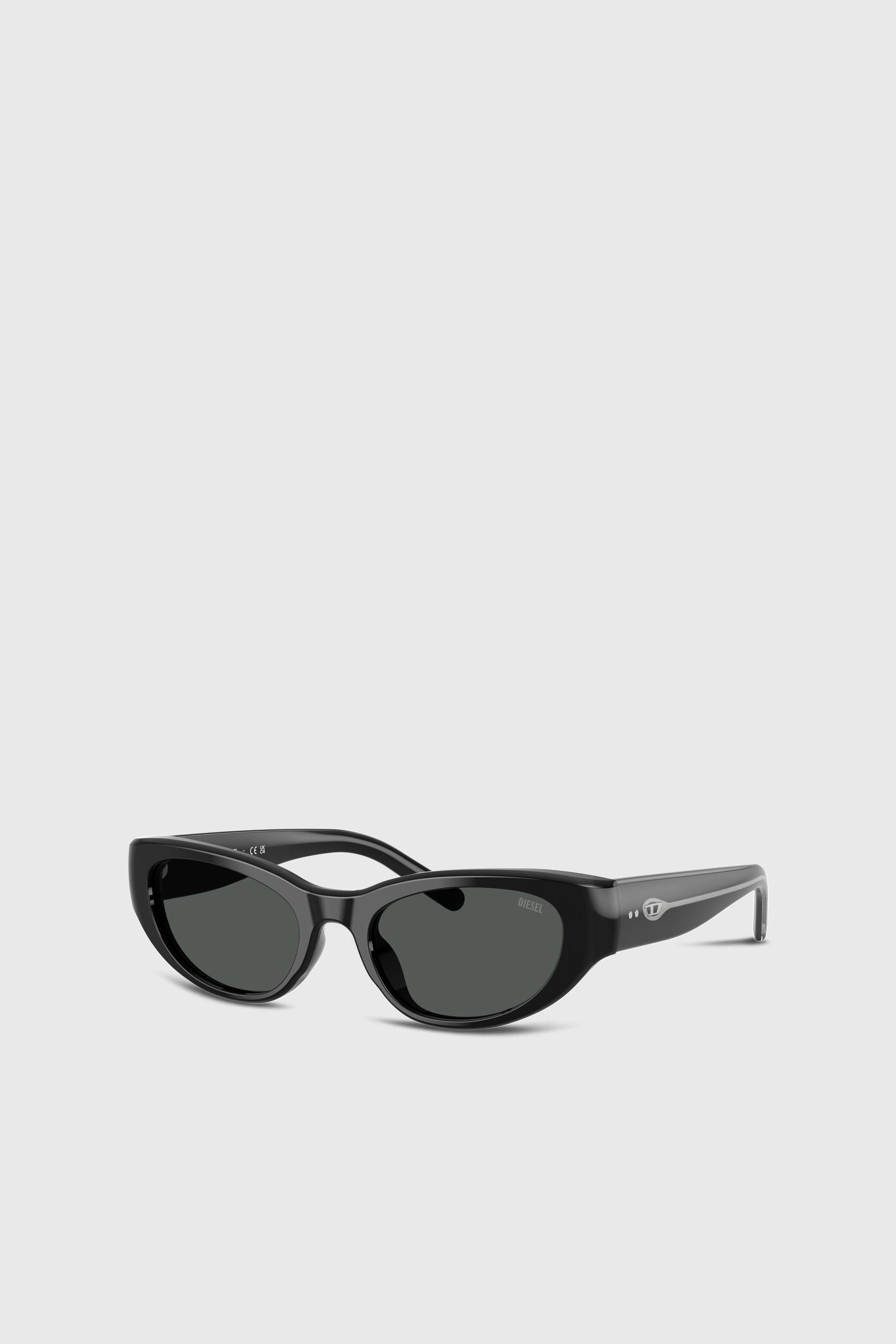 Diesel - 0DL2010U, Unisex's Cat-eye style sunglasses in Black - 2