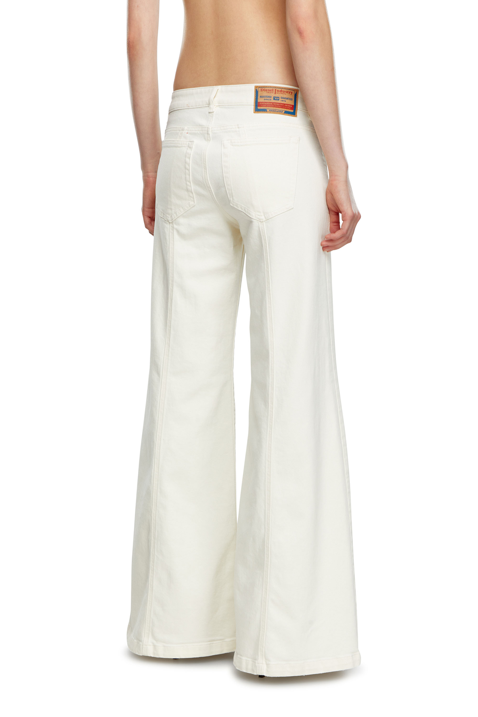 Diesel - Bootcut and Flare Jeans D-Akii 09J68, White - Image 4