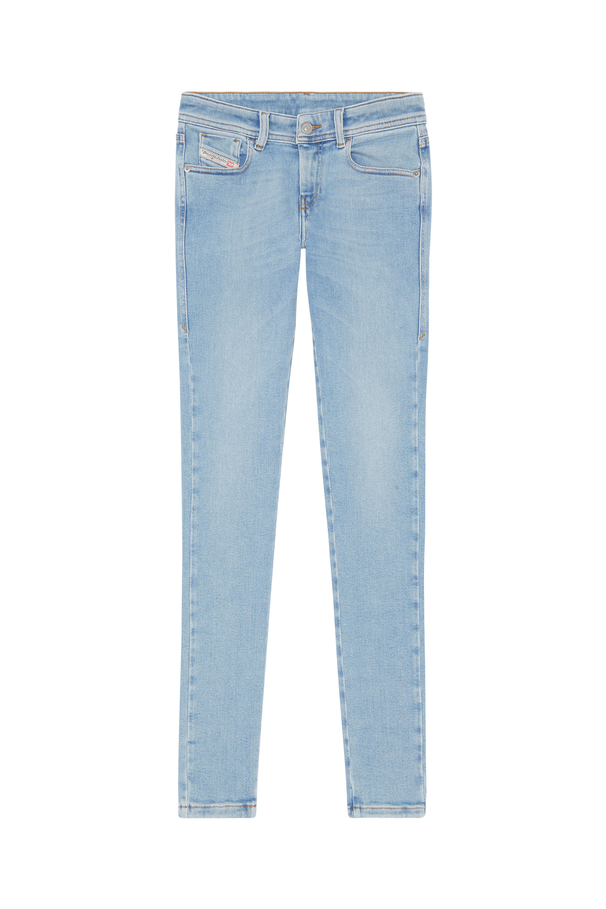 Diesel - Super skinny Jeans 2017 Slandy 09F87, Light Blue - Image 4