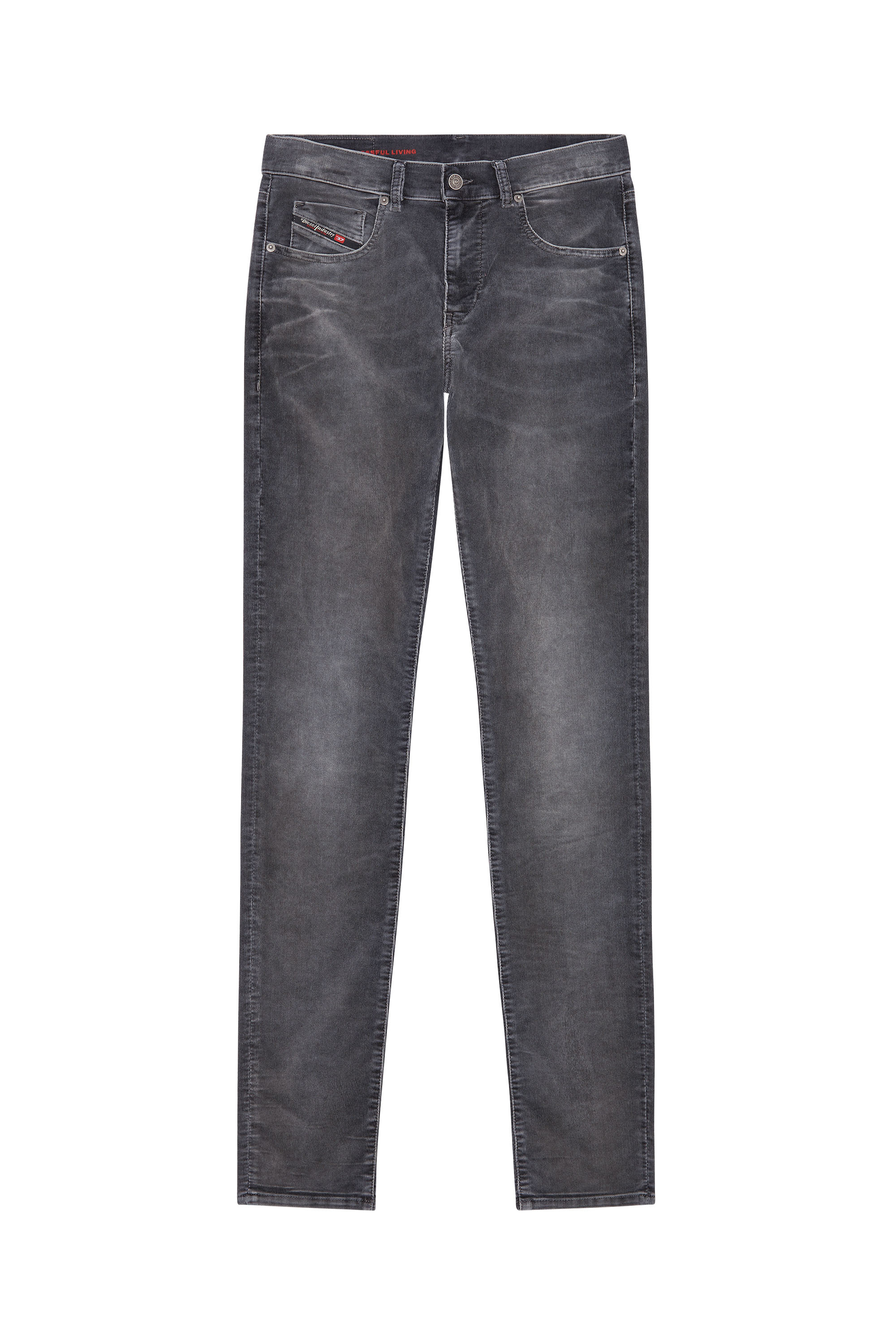Diesel - 2019 D-Strukt 069XQ Slim Jeans, Black/Dark grey - Image 6