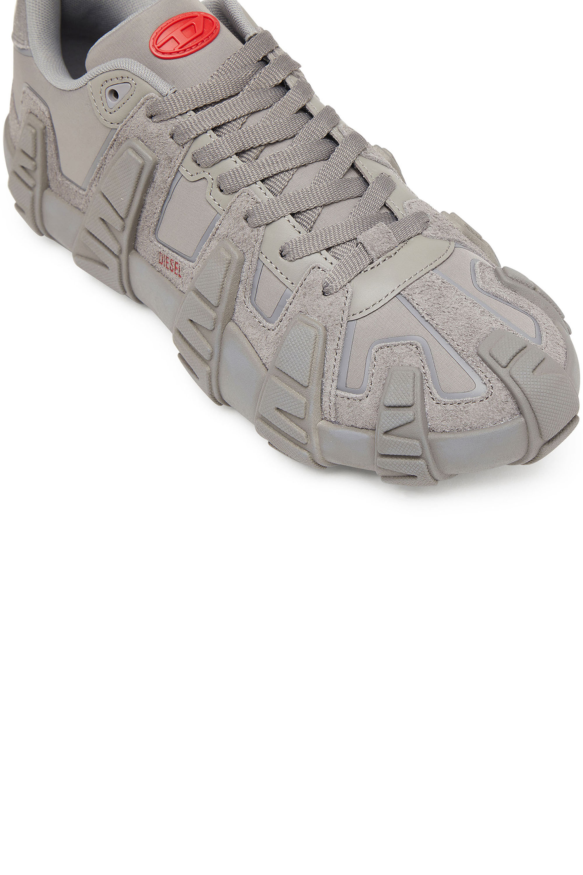 S-D-GRIFFE LOW, Grey Diesel - S-D-GRIFFE LOW, Man's S-D-Griffe - Nylon sneakers in Grey - 6