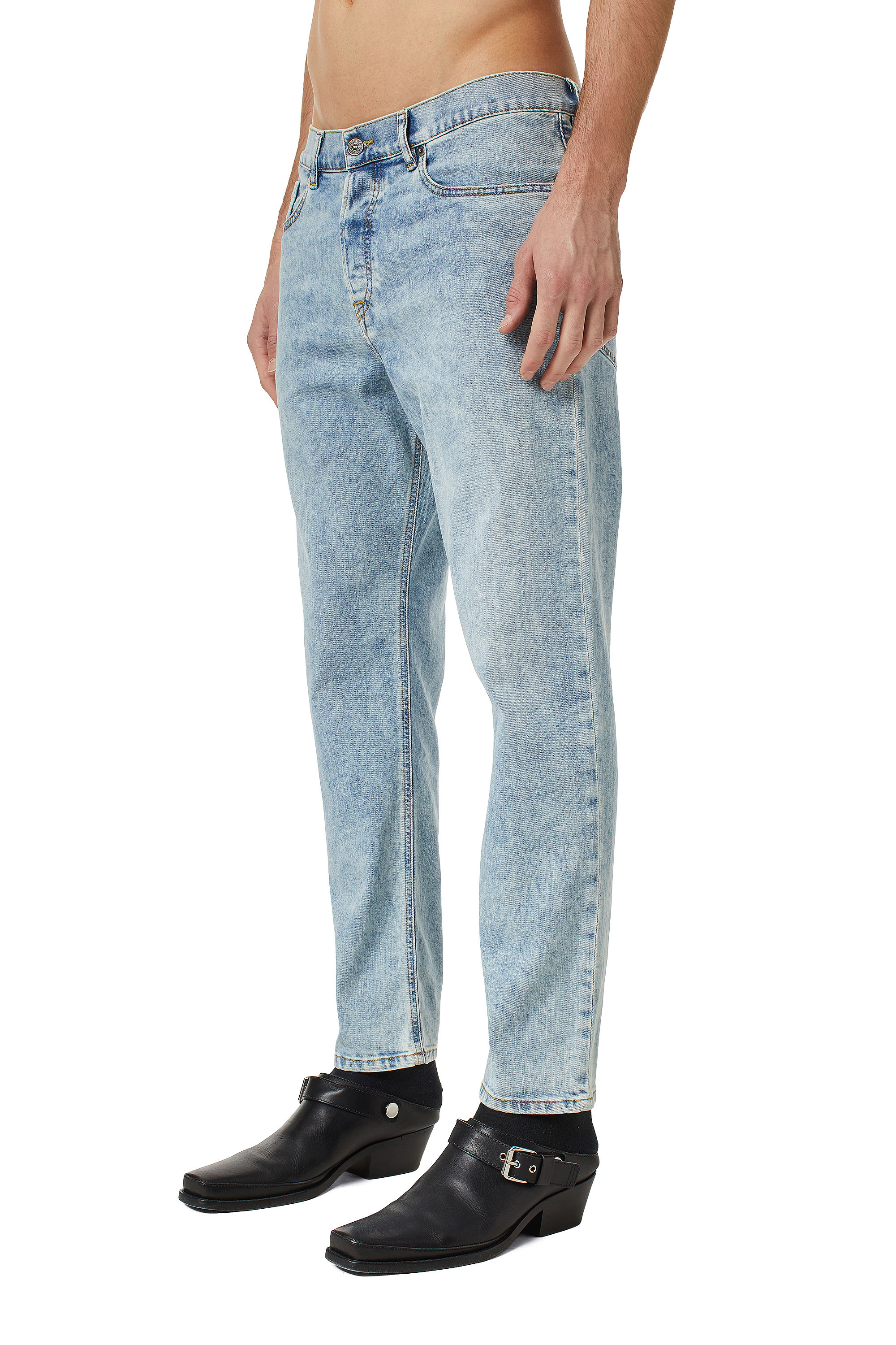 Diesel - 2005 D-Fining 0GDAM Tapered Jeans, Light Blue - Image 4