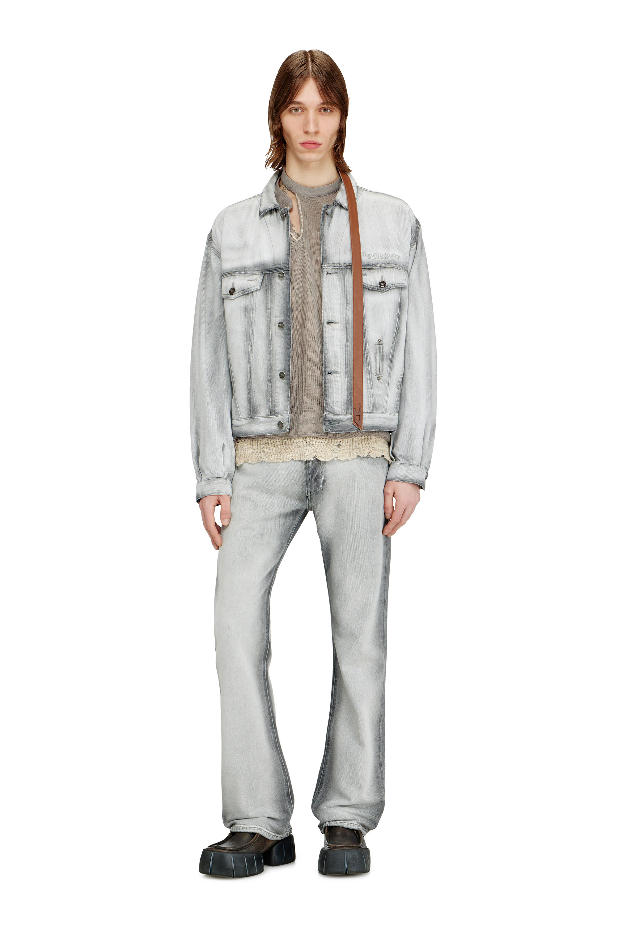 Diesel - Man's Bootcut Jeans 2007 Zatiny 09P28, Grey - 2