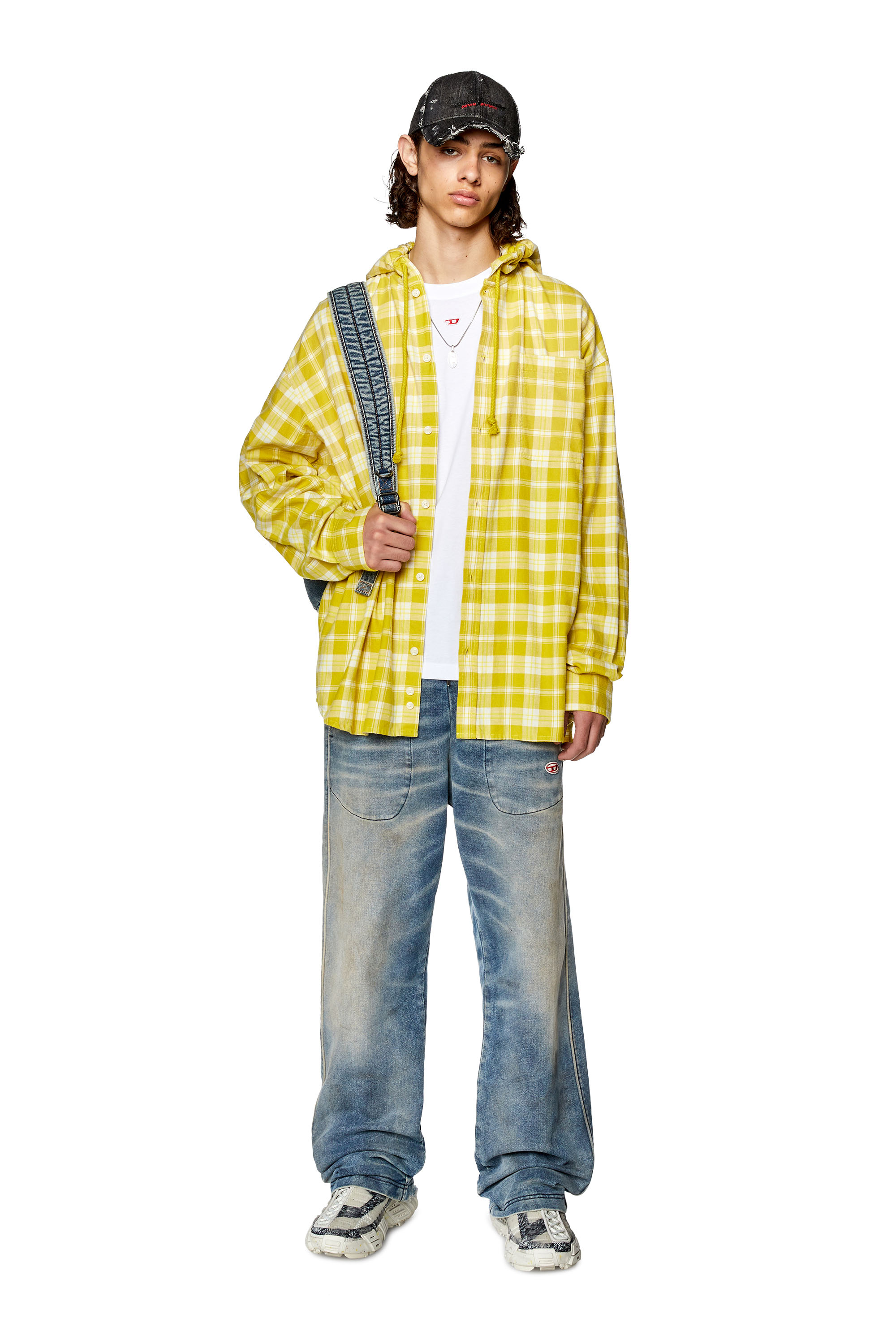 Diesel - S-DEWNY-HOOD, Yellow/Green - Image 2