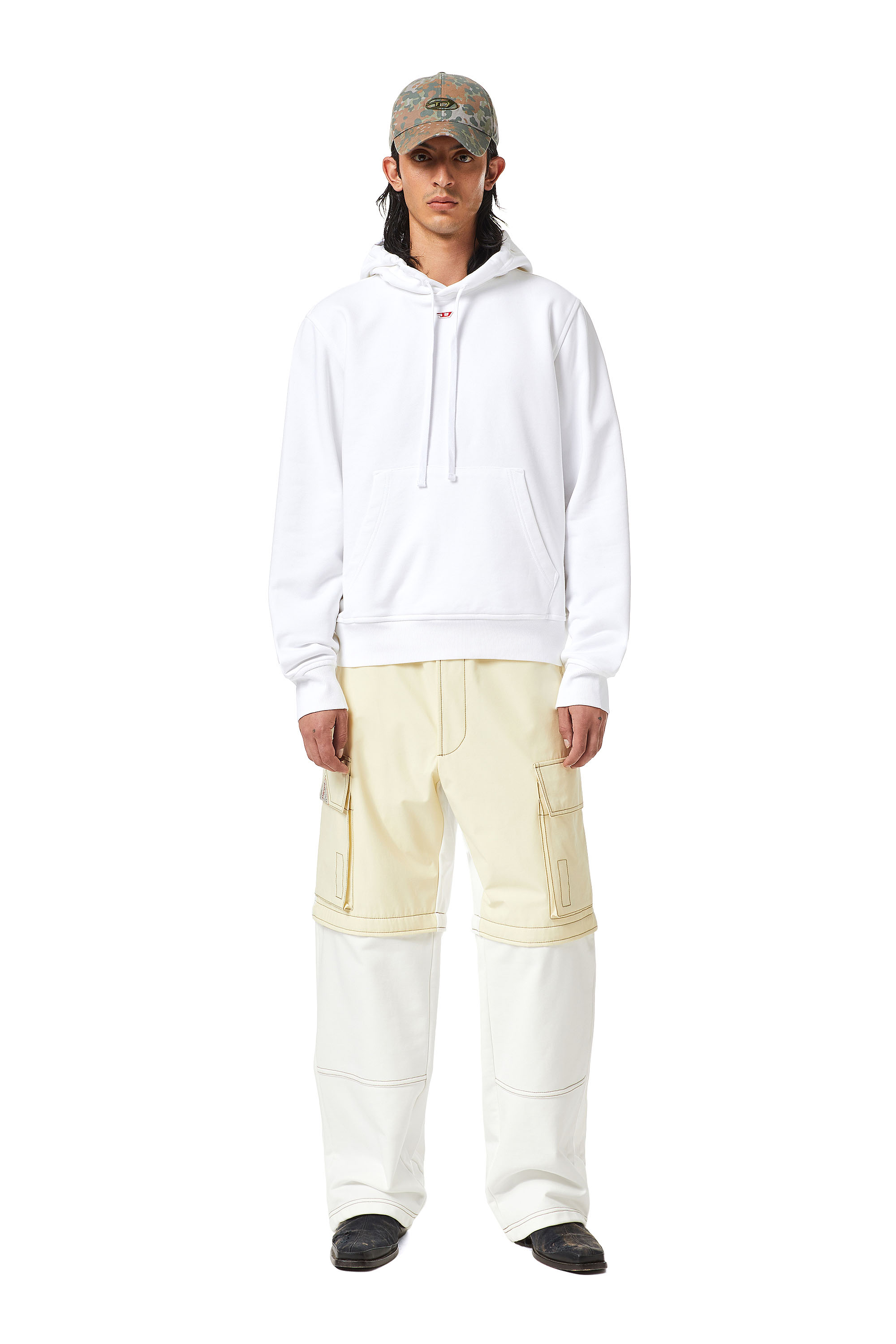 Diesel - S-GINN-HOOD-D, White - Image 4