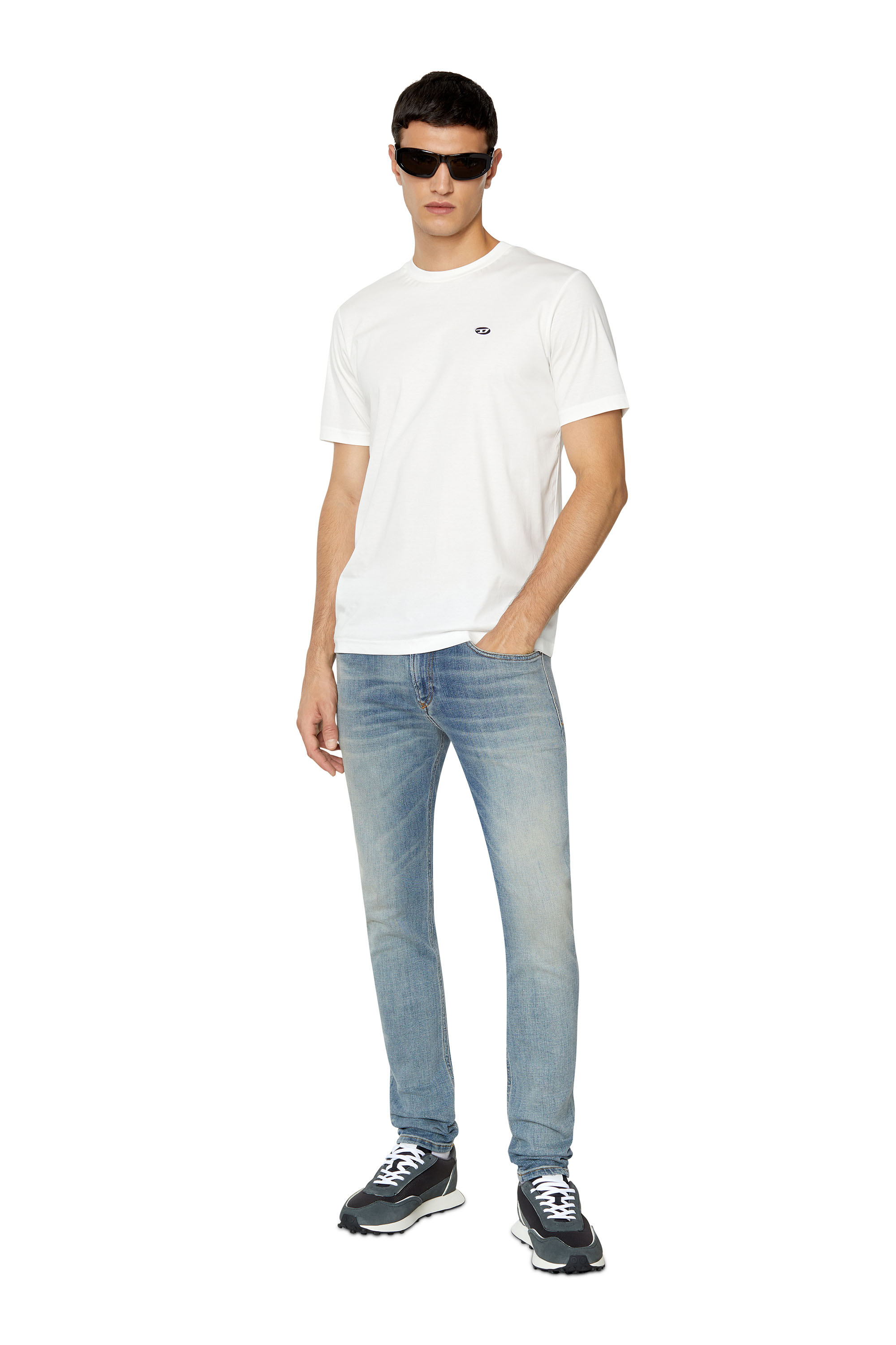 Diesel - 1979 Sleenker 09D95 Skinny Jeans, Light Blue - Image 2