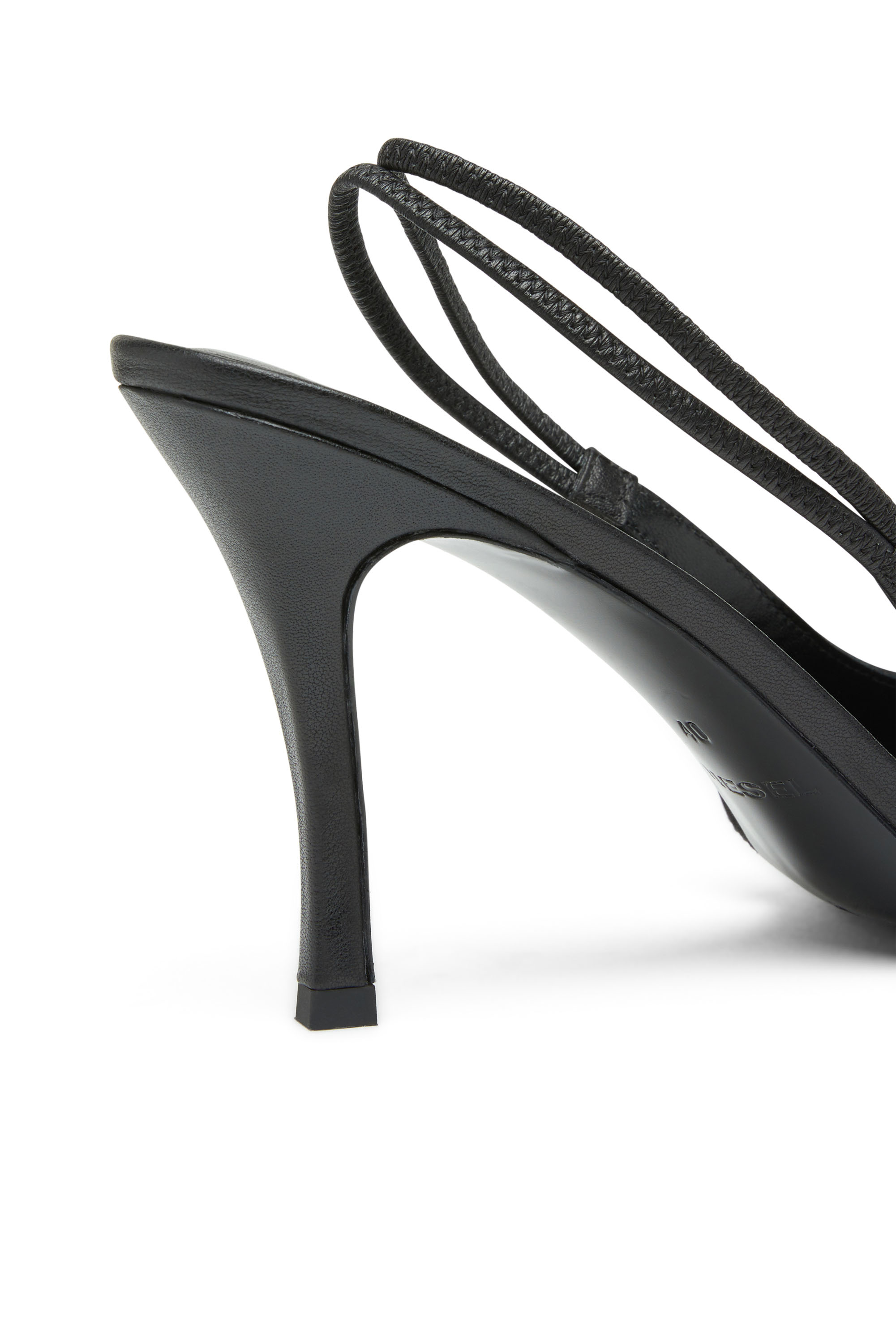 Diesel - D-VENUS SB, Woman's D-Venus-Slingback pumps in nappa leather in Black - 4