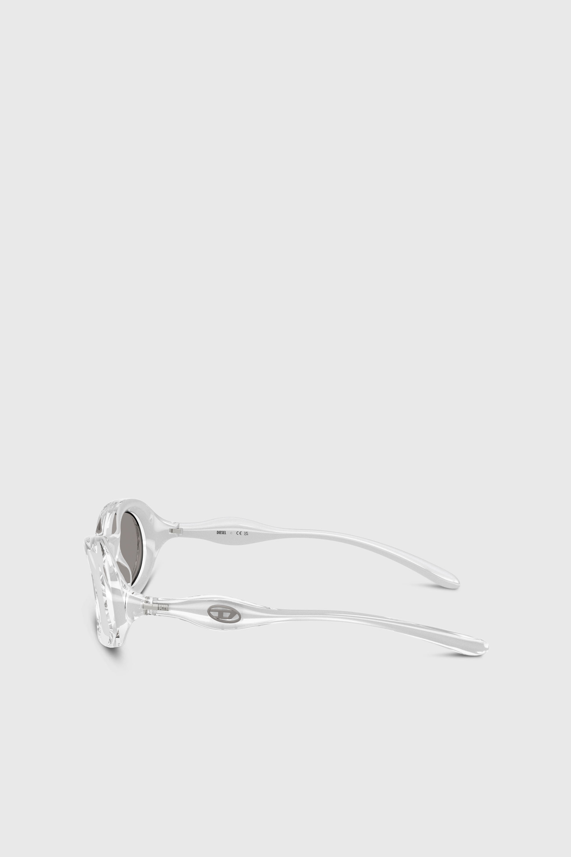 Diesel - 0DL3011U, Unisex's Oval sunglasses in Grey - 2