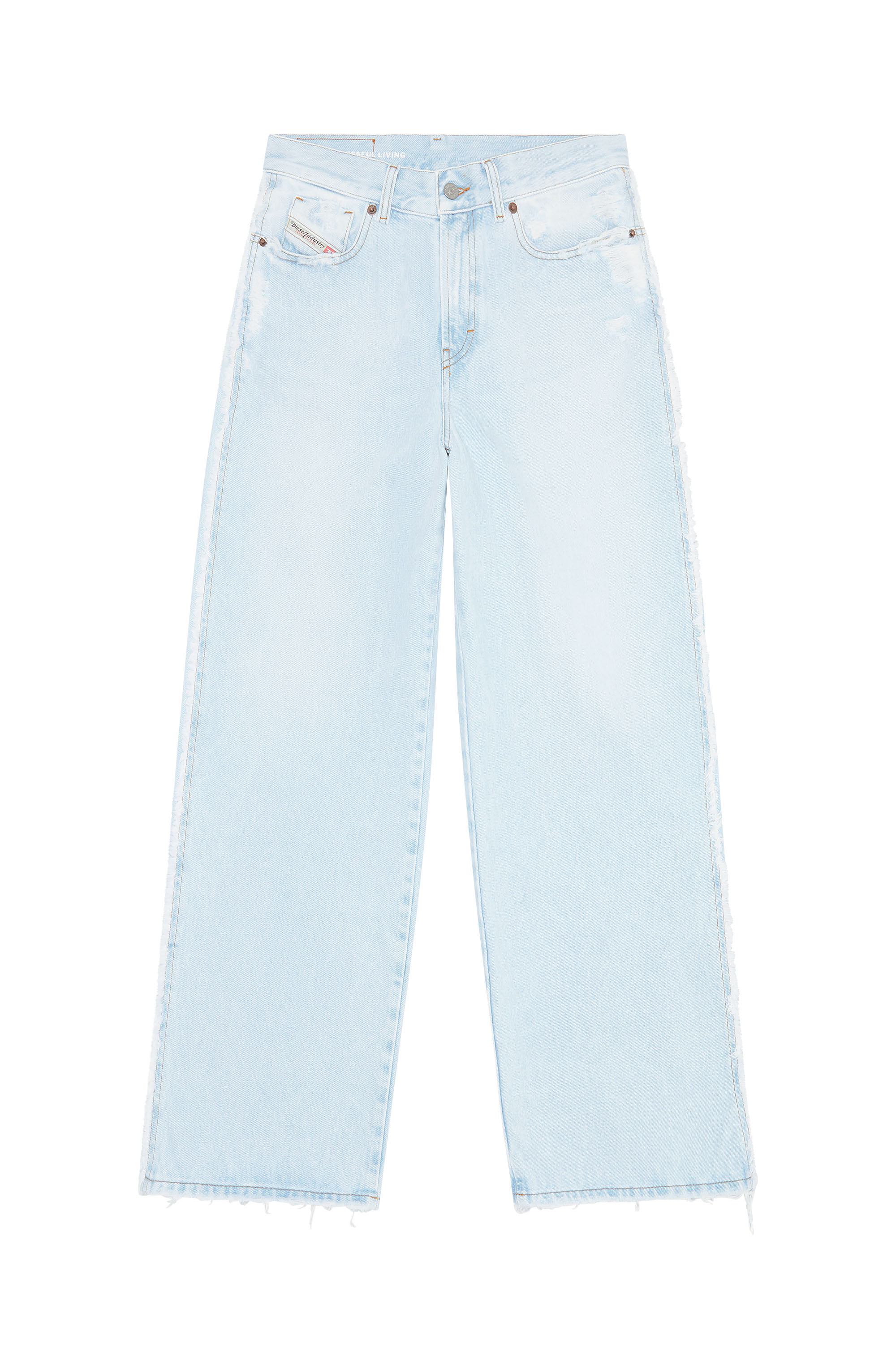 Diesel - 2000 Widee 007M7 Bootcut and Flare Jeans, Light Blue - Image 5