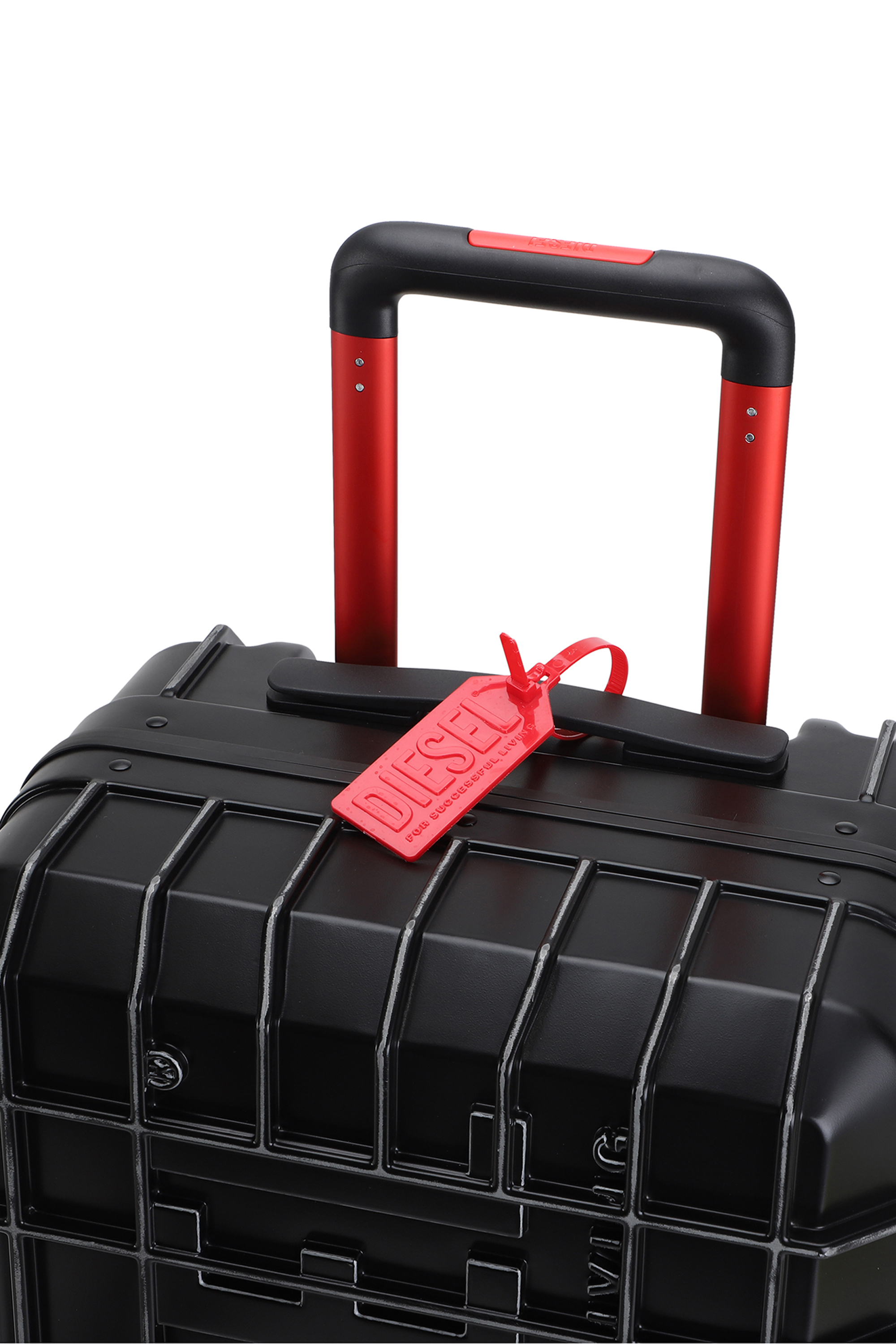 Diesel - DIESEL PC STRONG IMAGE TROLLEY- DSL003, Unisex's Rugged suitcase size S in Black - 6