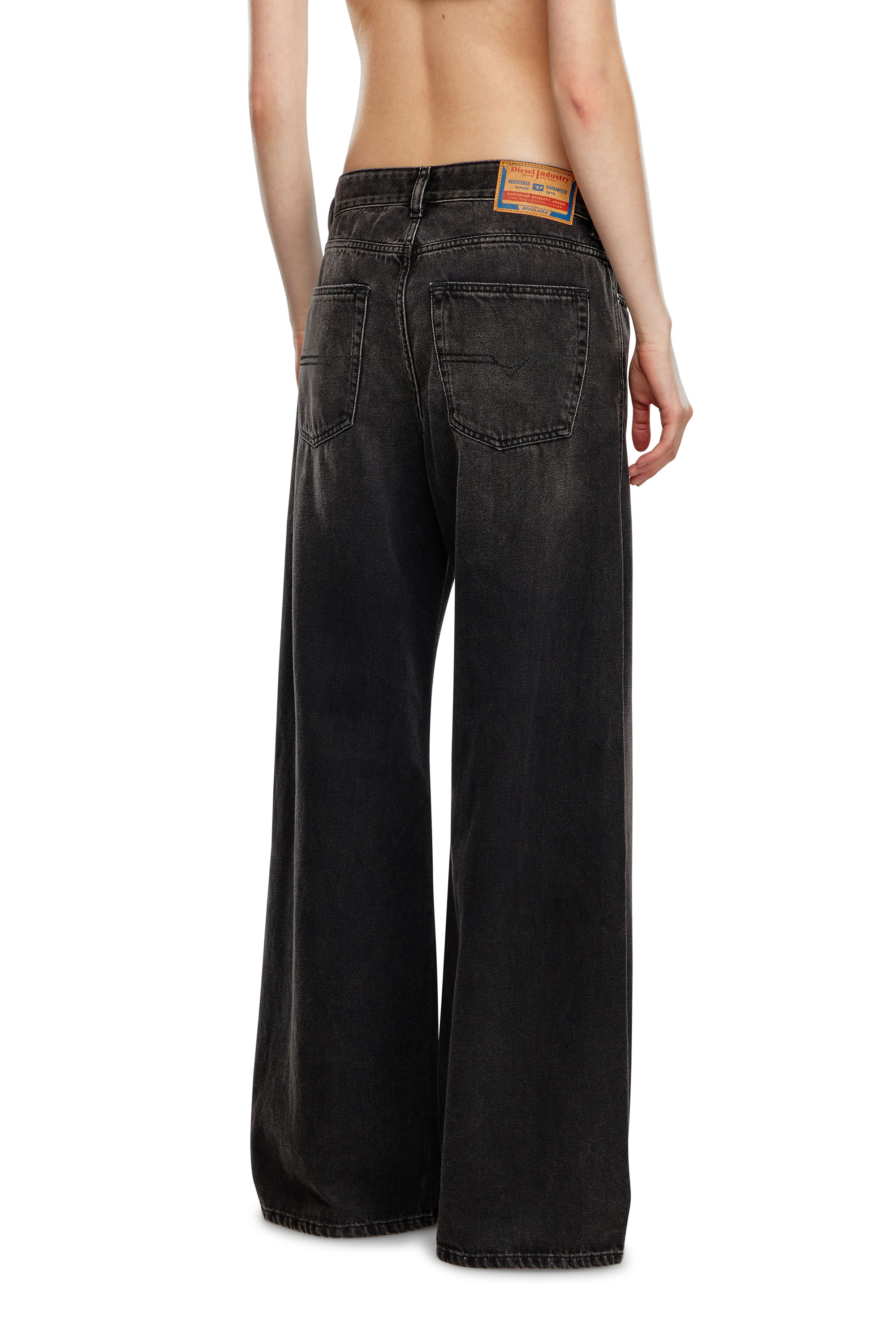 Relaxed Jeans 1996 D-Sire 09J96, Black/Dark grey Diesel - Woman's Relaxed Jeans 1996 D-Sire 09J96, Black/Dark grey - 4