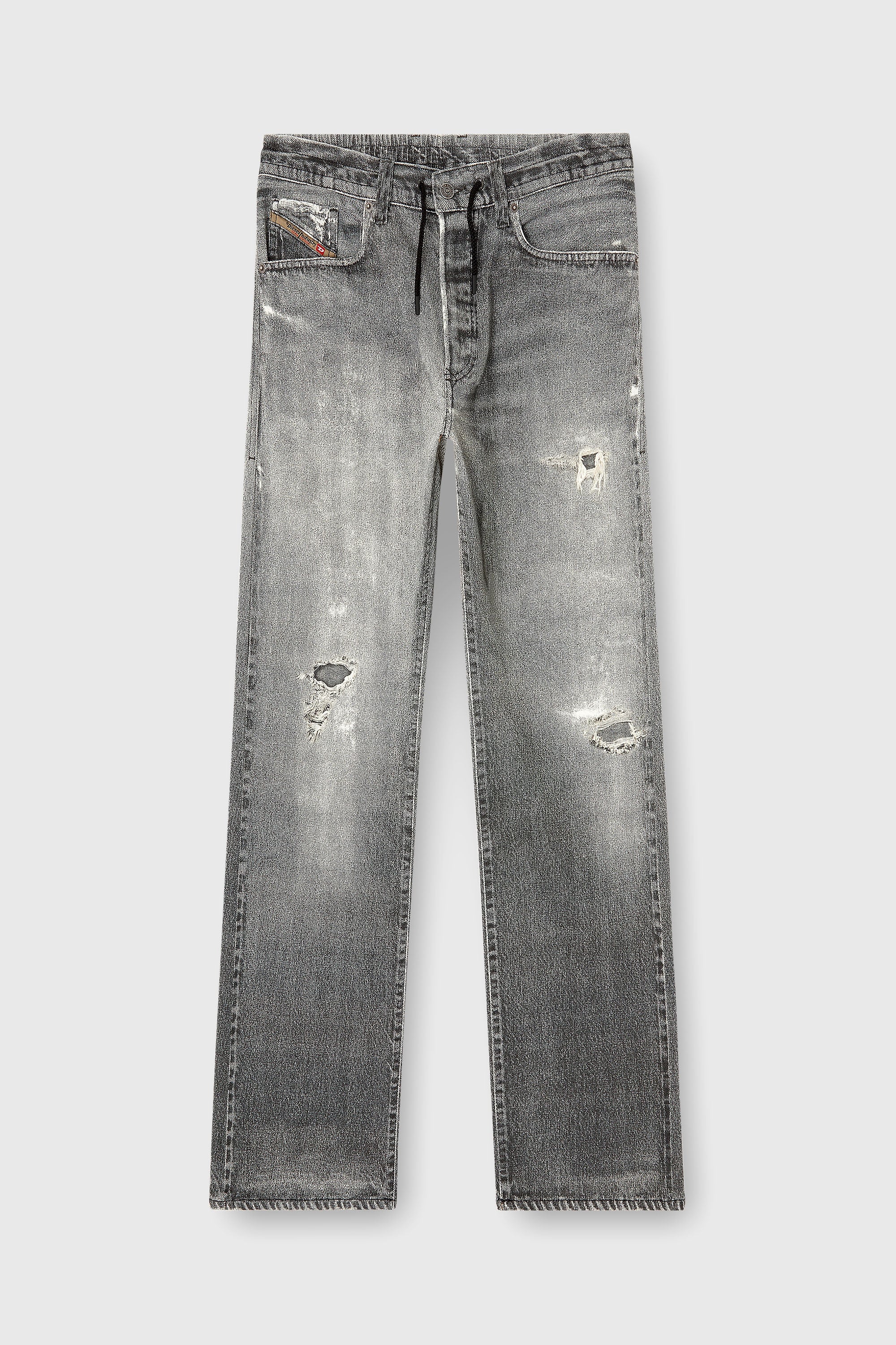 Diesel - Man's Relaxed 2080 D-Reel Joggjeans&reg; 068US, Grey - 4