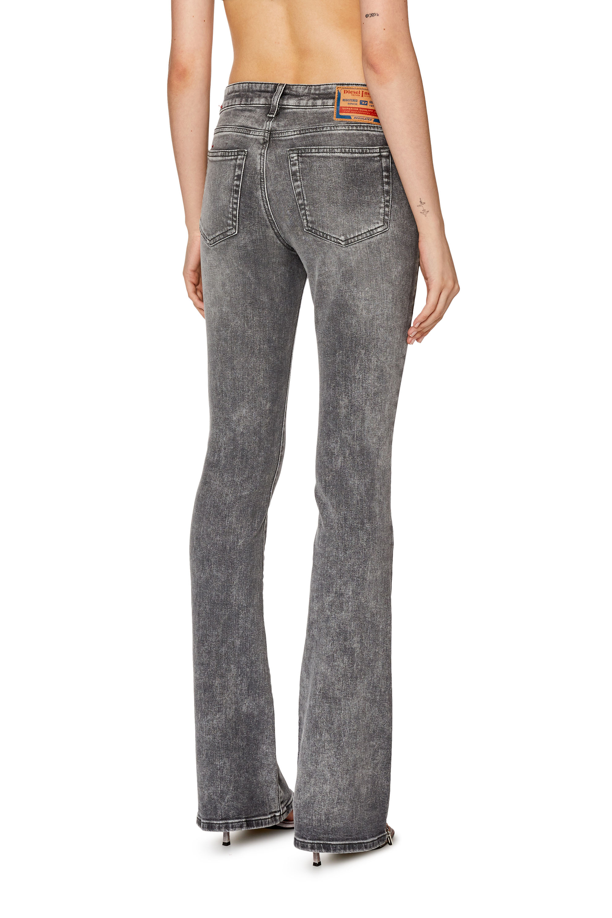 Diesel - Bootcut and Flare Jeans 1969 D-Ebbey 0ENAQ, Grey - Image 3