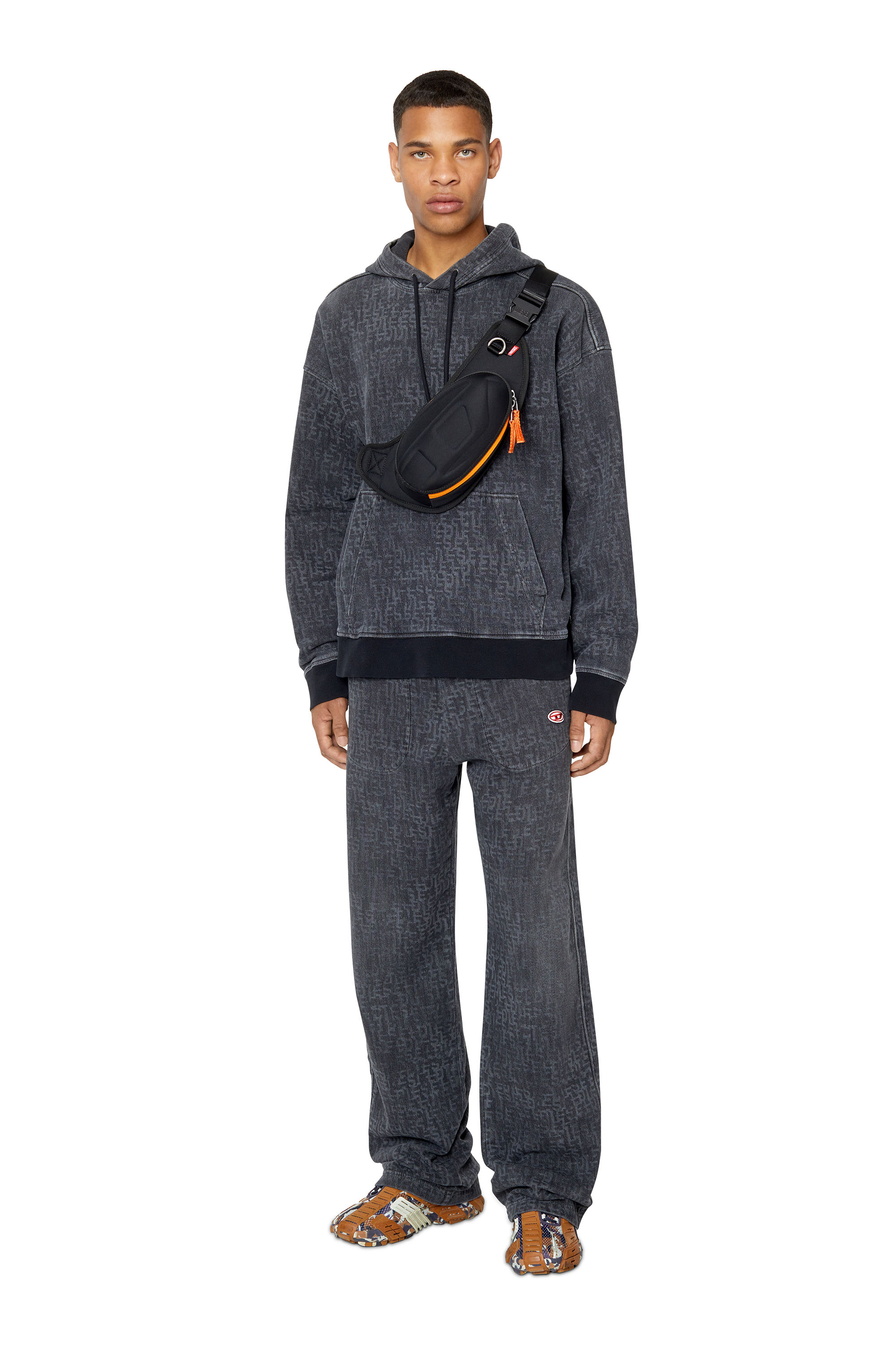 D-Martians Track Denim 09E28 Straight, Black/Dark grey Diesel - D-Martians Track Denim 09E28 Straight, Black/Dark grey - Image 1
