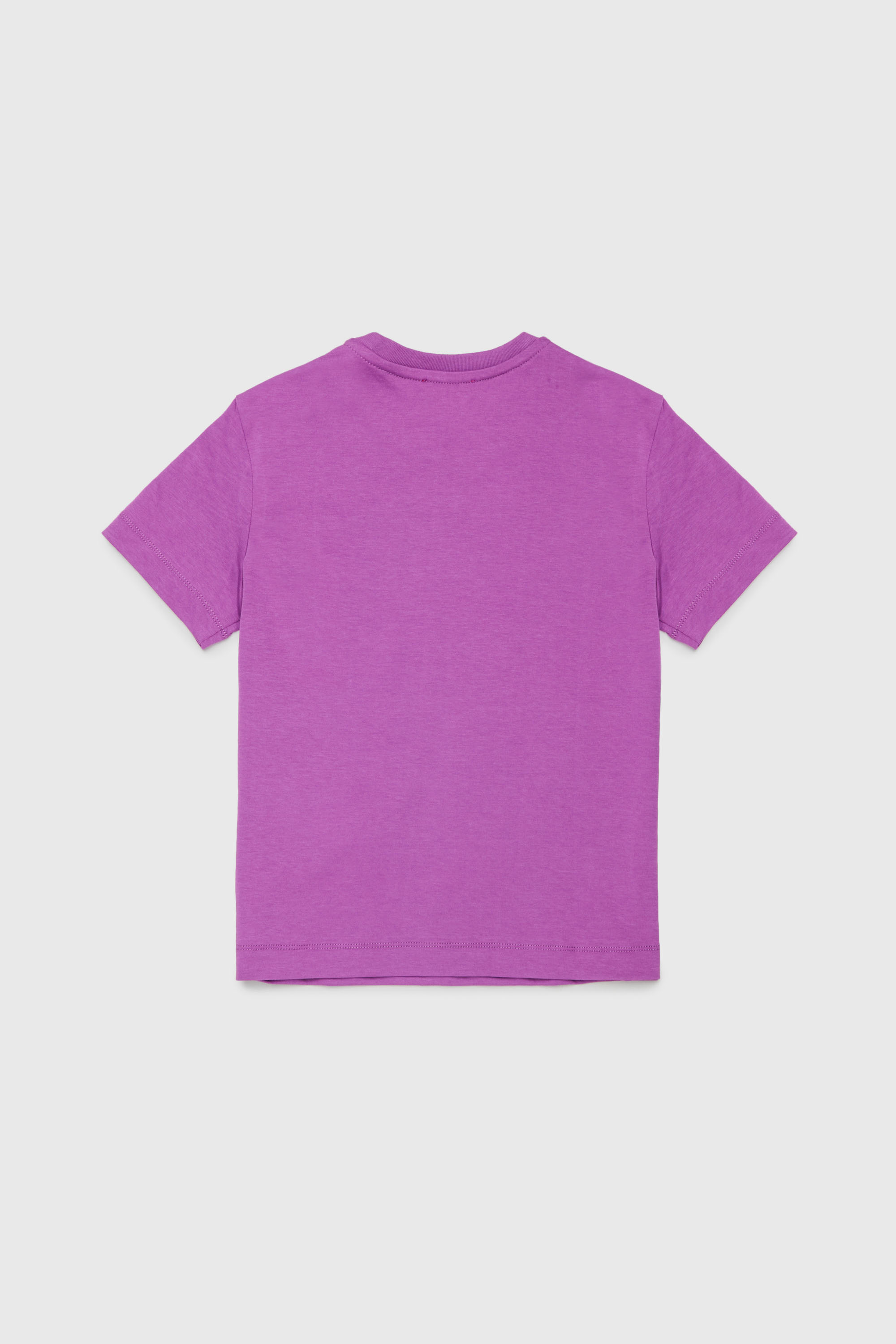 Diesel - TORSAL, Woman's Cotton T-shirt with whimsical logo print in Violet - 2