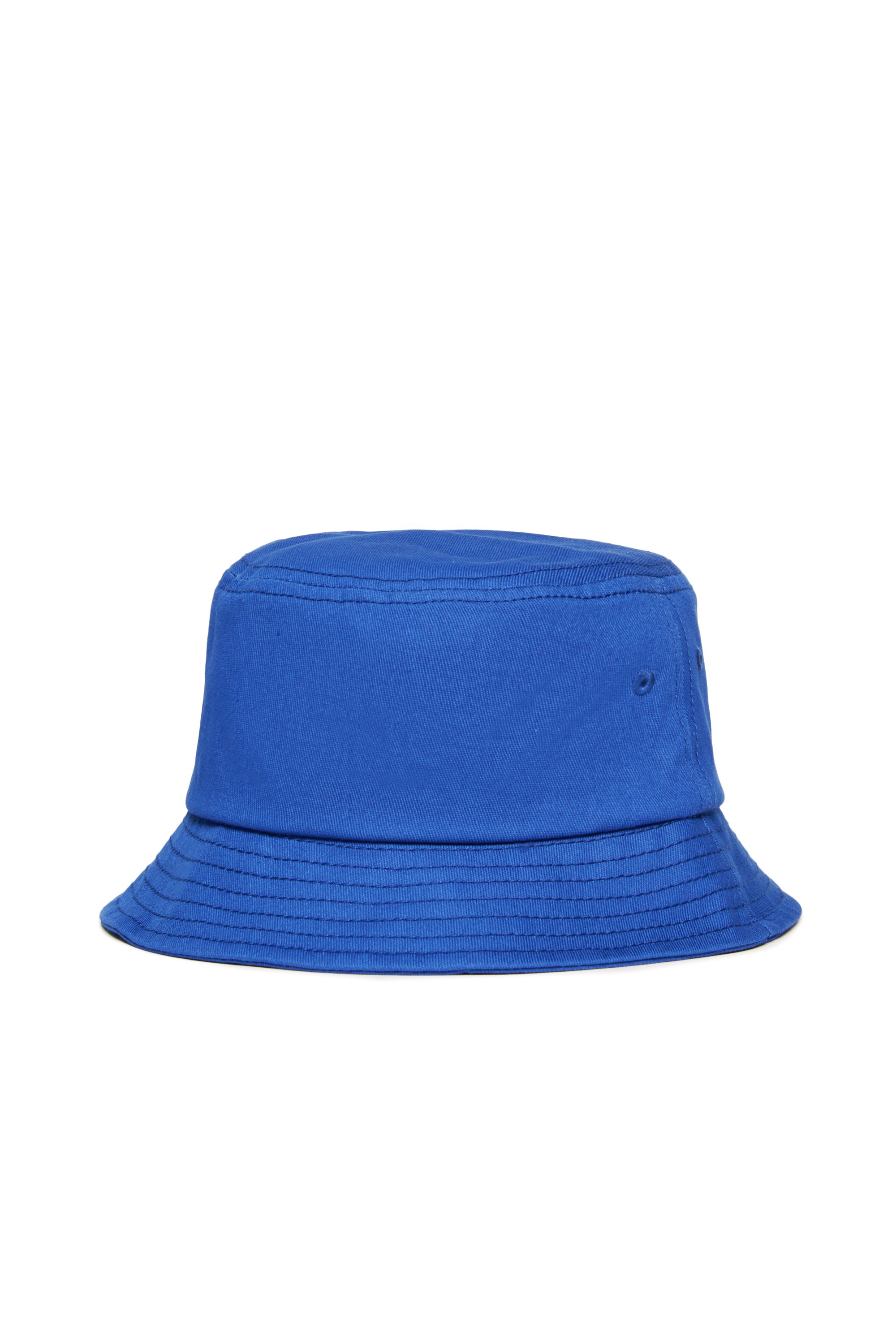 Diesel - FIRCUS, Unisex's Bucket hat with Oval D embroidery in Blue - 2