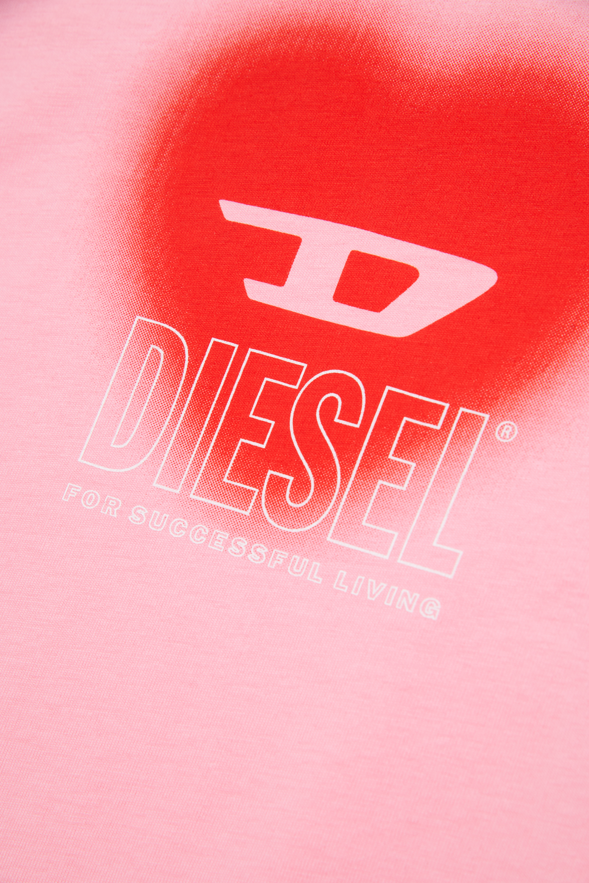 Diesel - TCUORE, Woman's T-shirt with heart logo in Pink - 4